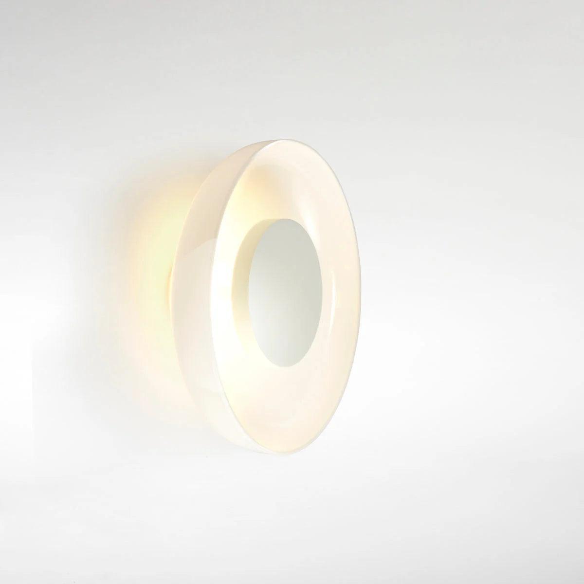 Lampa ścienna AURA opalane szkło Marset 25.3 cm ON/OFF - bez ściemniacza Eye on Design