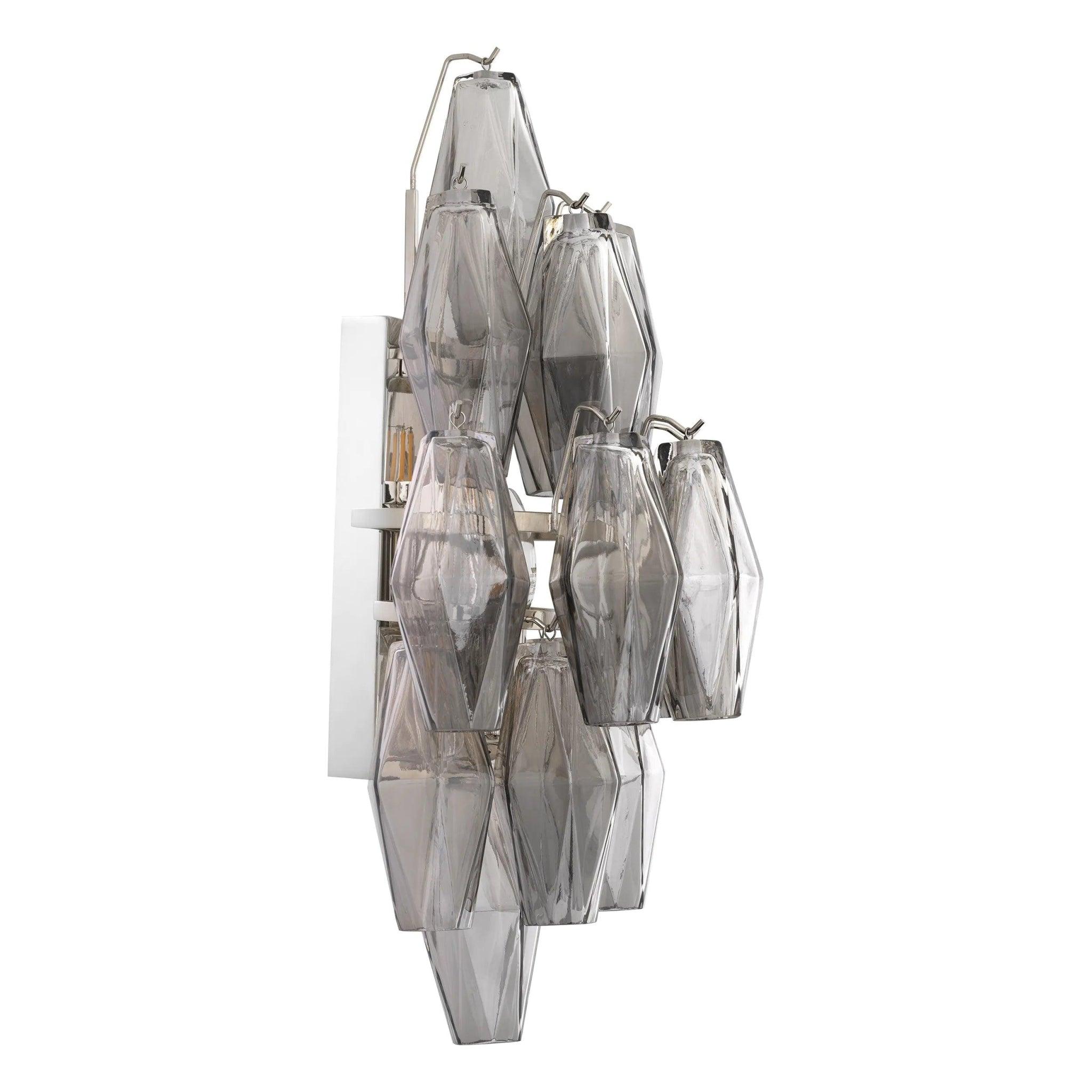 Lampa ścienna BENINI szkło dymione Eichholtz Eye on Design
