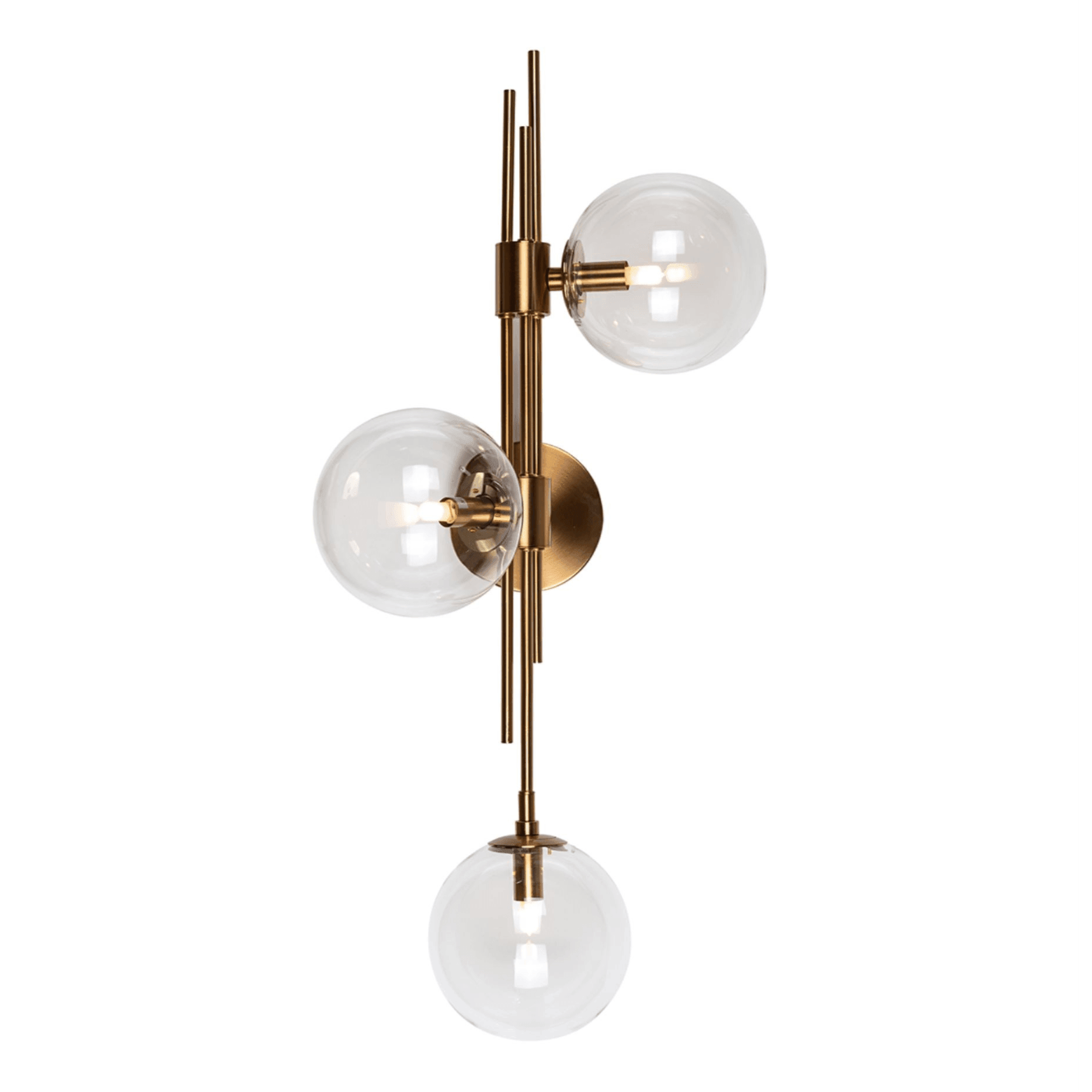 Lampa ścienna DAVINE złoty Richmond Interiors Eye on Design