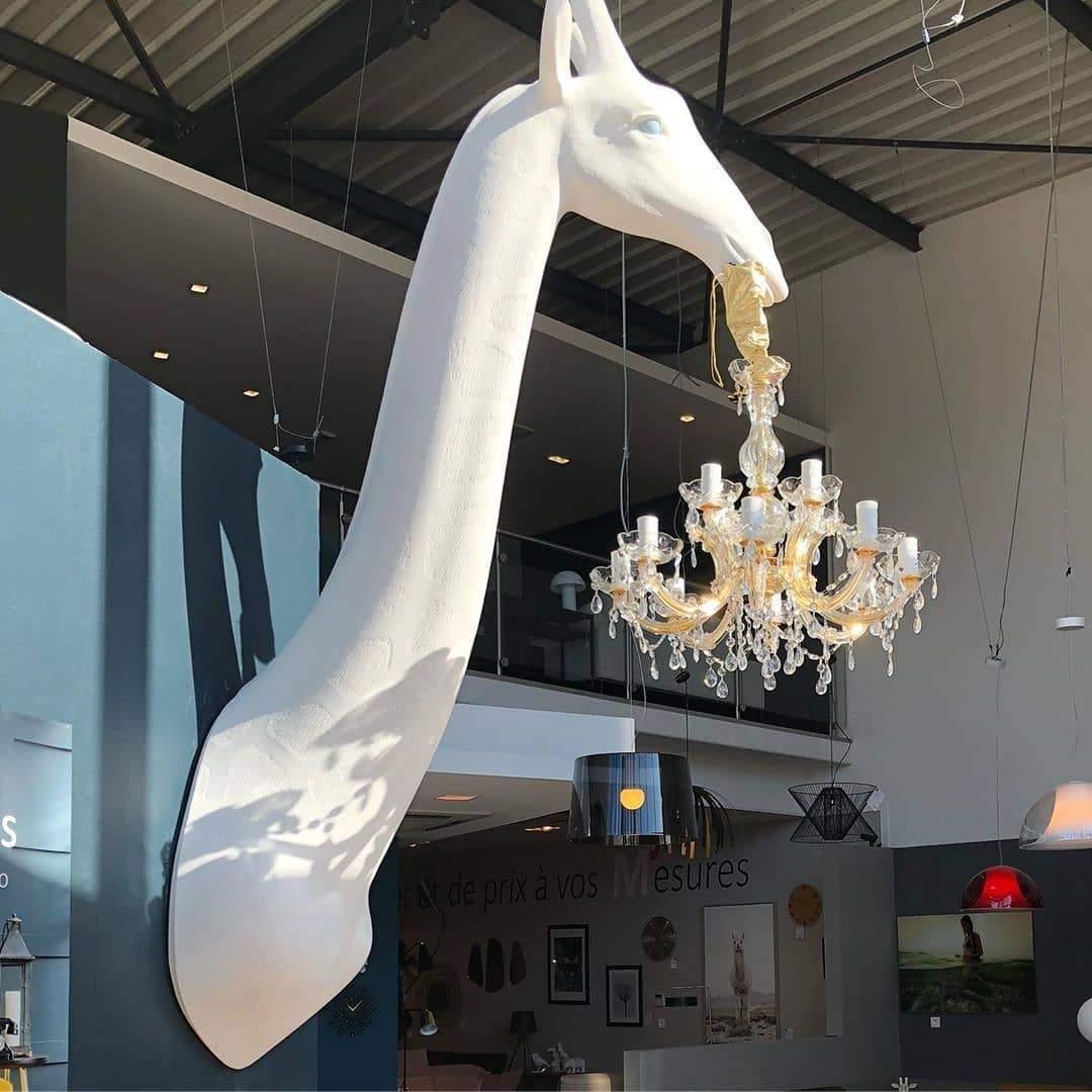 Lampa ścienna GIRAFFE IN LOVE biała Qeeboo Eye on Design
