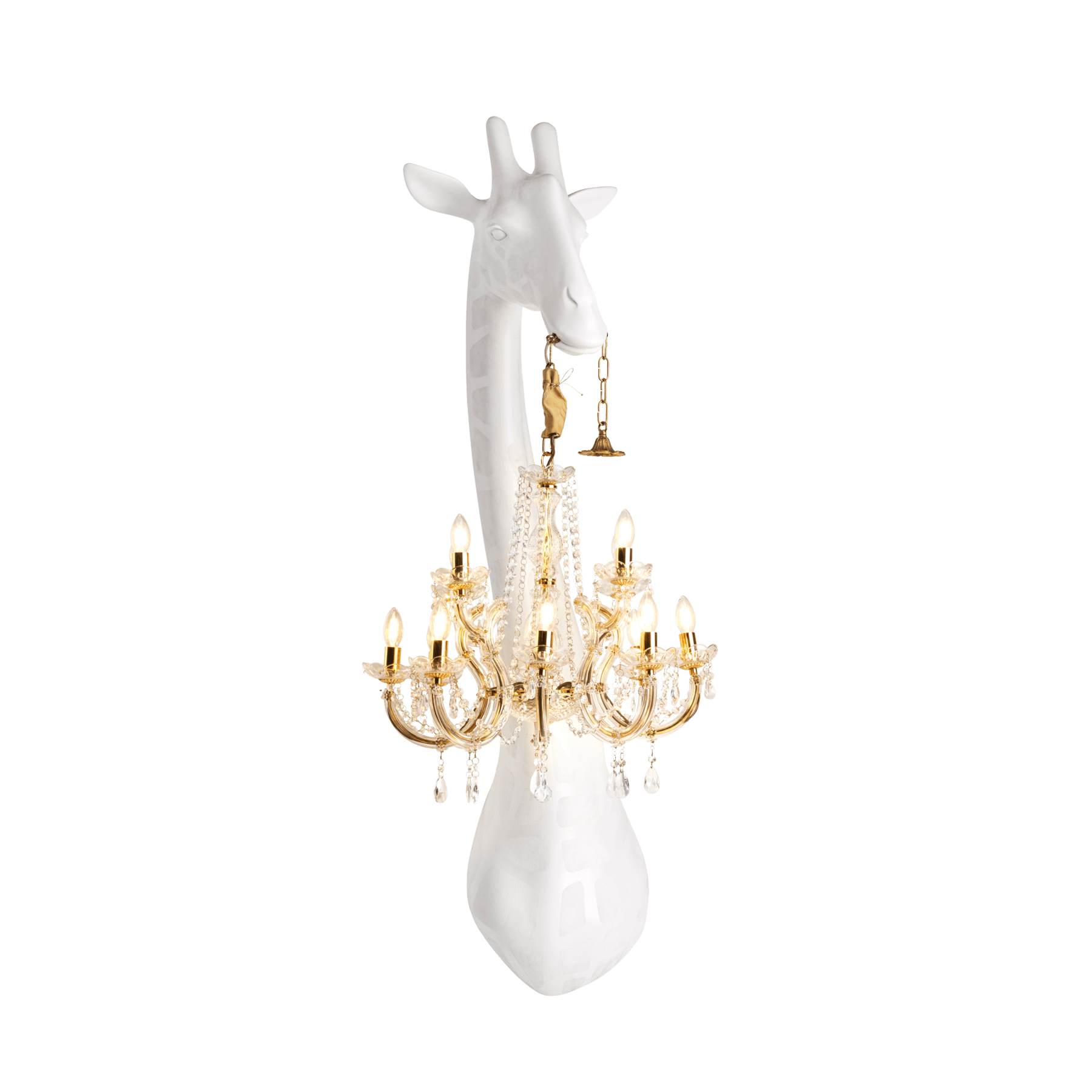 Lampa ścienna GIRAFFE IN LOVE biała Qeeboo Eye on Design