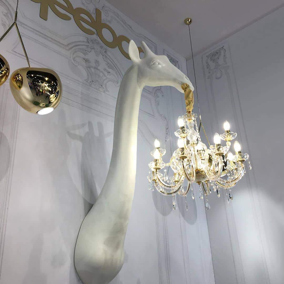 Lampa ścienna GIRAFFE IN LOVE biała Qeeboo Eye on Design