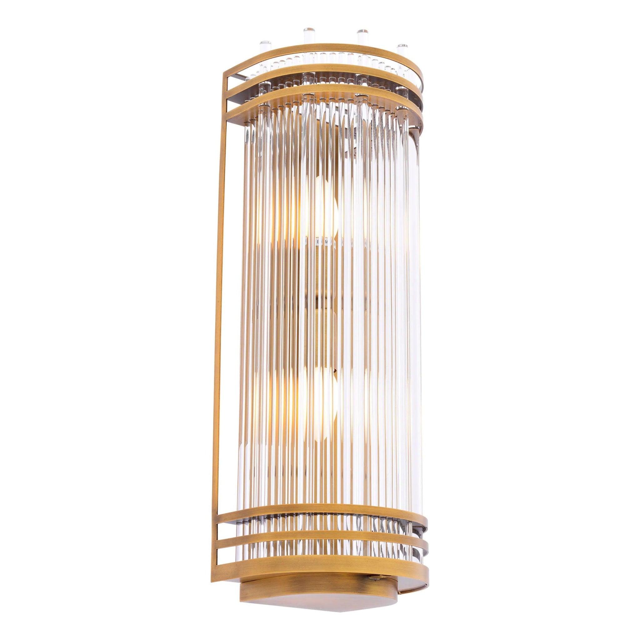 Lampa ścienna GULF postarzany mosiądz Eichholtz Eye on Design