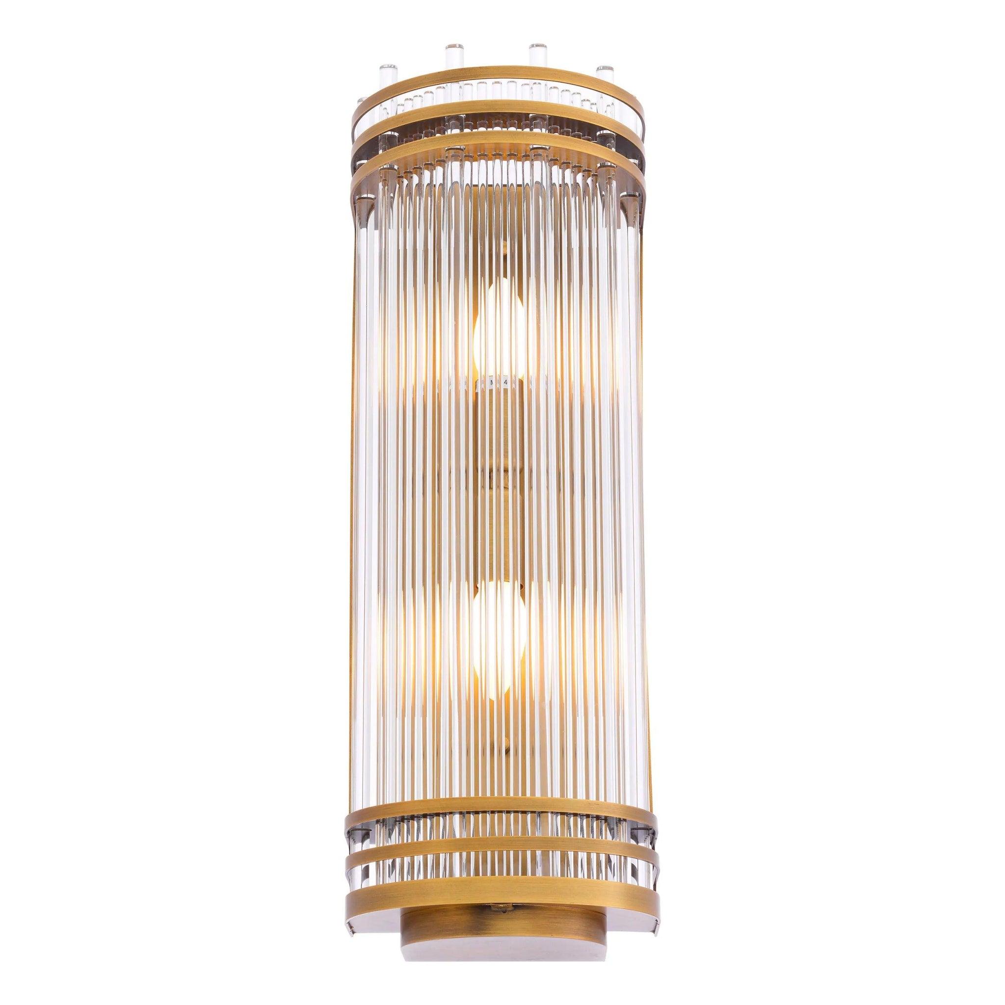 Lampa ścienna GULF postarzany mosiądz Eichholtz Eye on Design