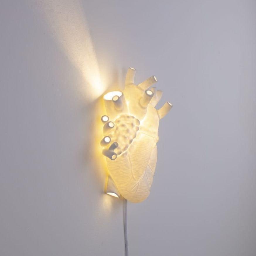 Lampa ścienna HEART biała porcelana Seletti Eye on Design