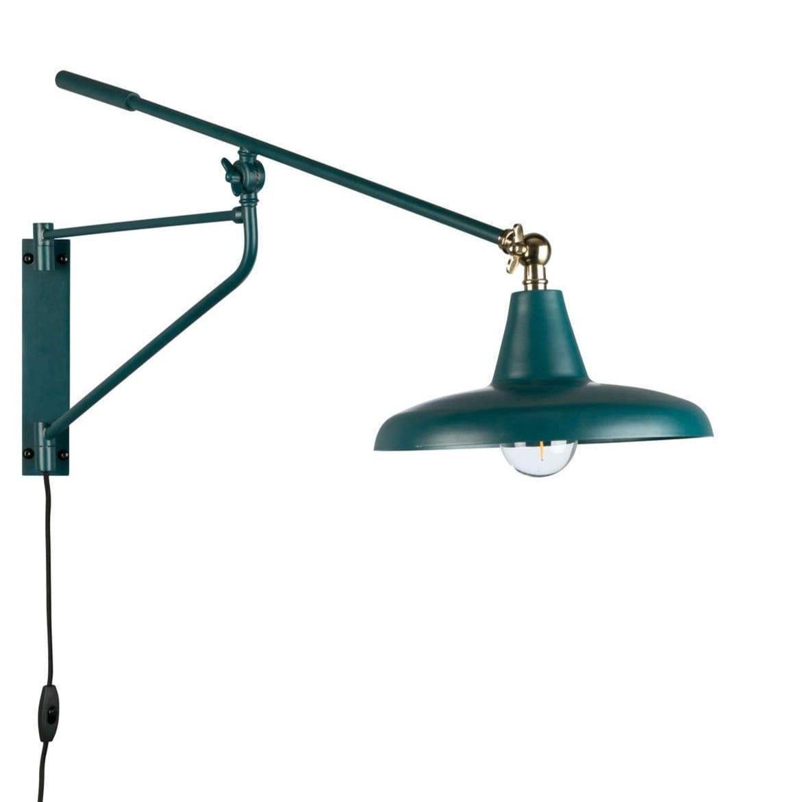 Lampa ścienna HECTOR morski niebieski Dutchbone Eye on Design
