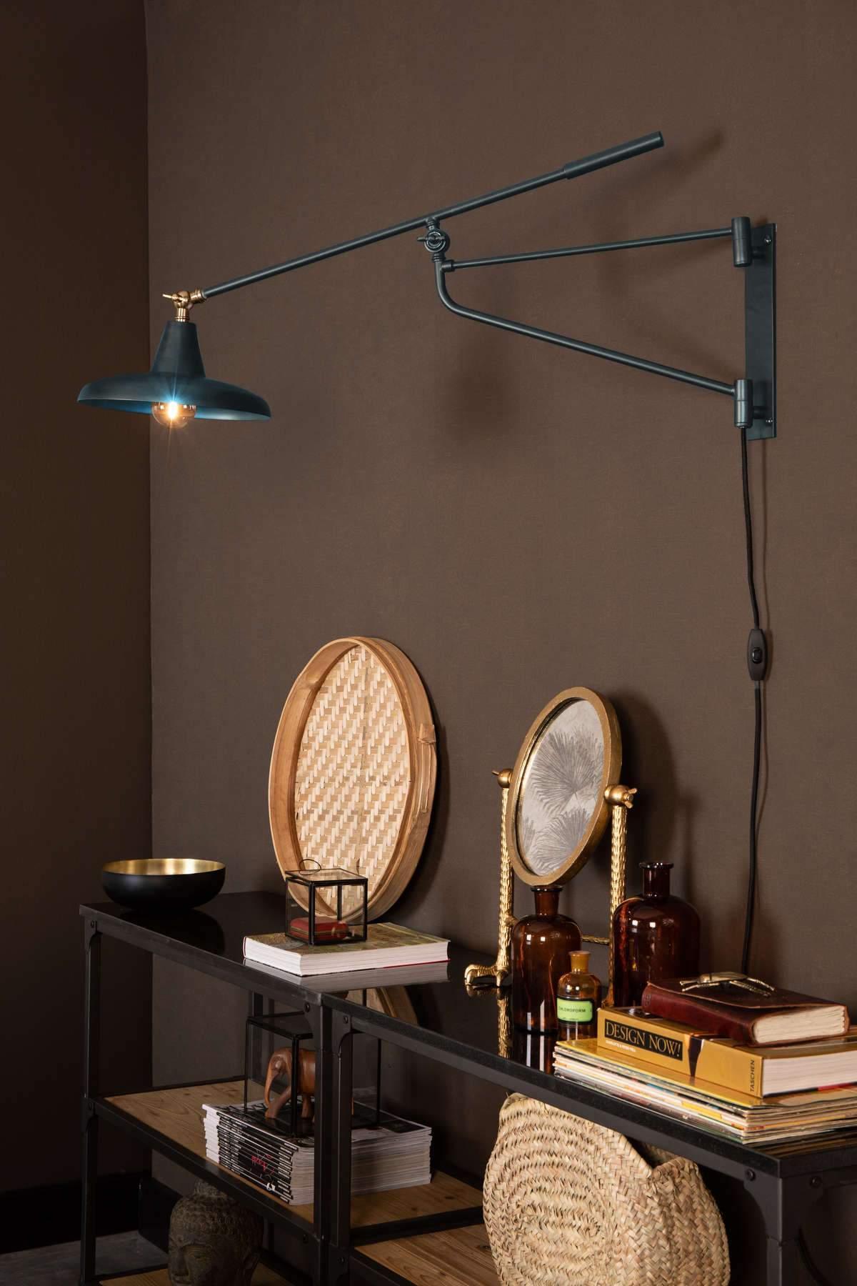 Lampa ścienna HECTOR morski niebieski Dutchbone Eye on Design