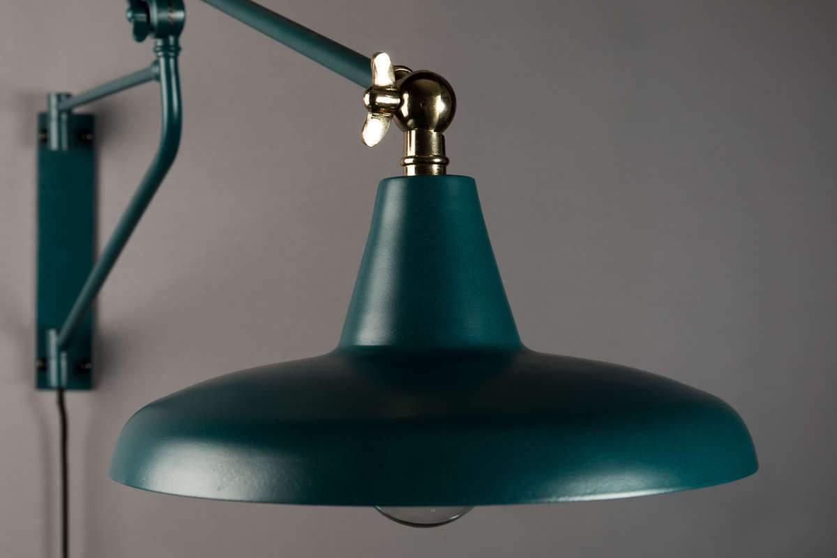 Lampa ścienna HECTOR morski niebieski Dutchbone Eye on Design