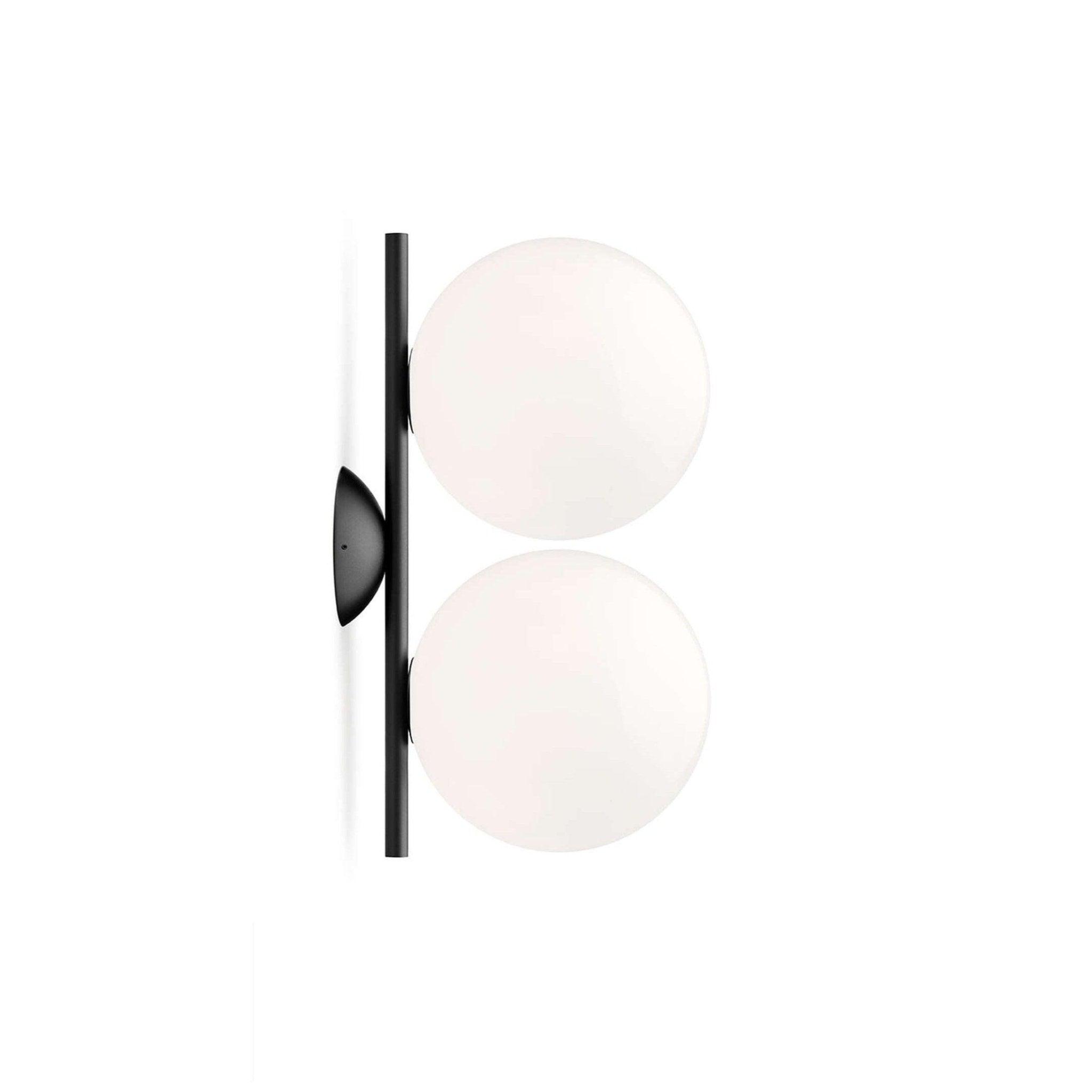 Lampa ścienna IC LIGHTS DOUBLE czarny Flos S bez żarówek Eye on Design