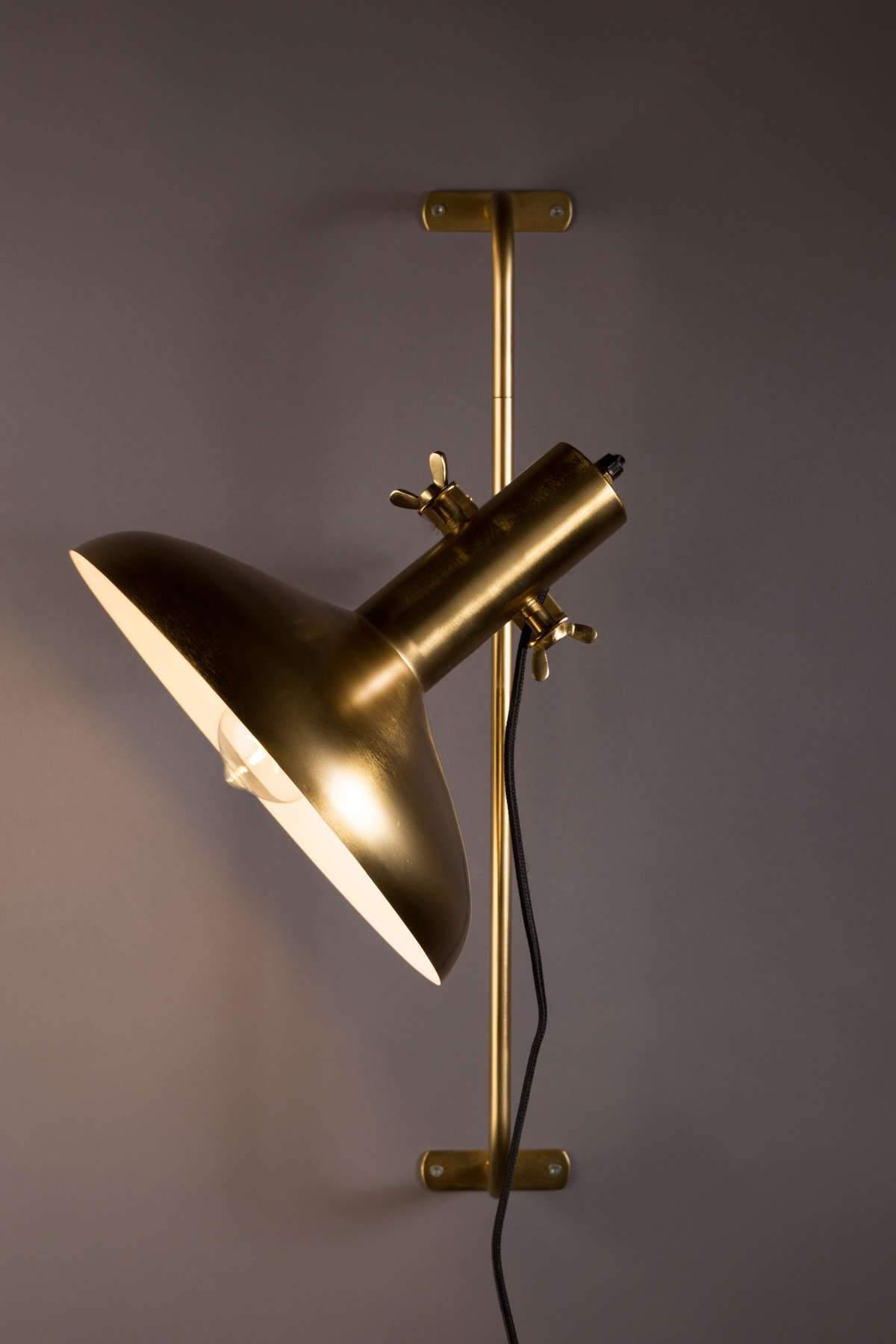 Lampa ścienna KARISH złoty Dutchbone Eye on Design