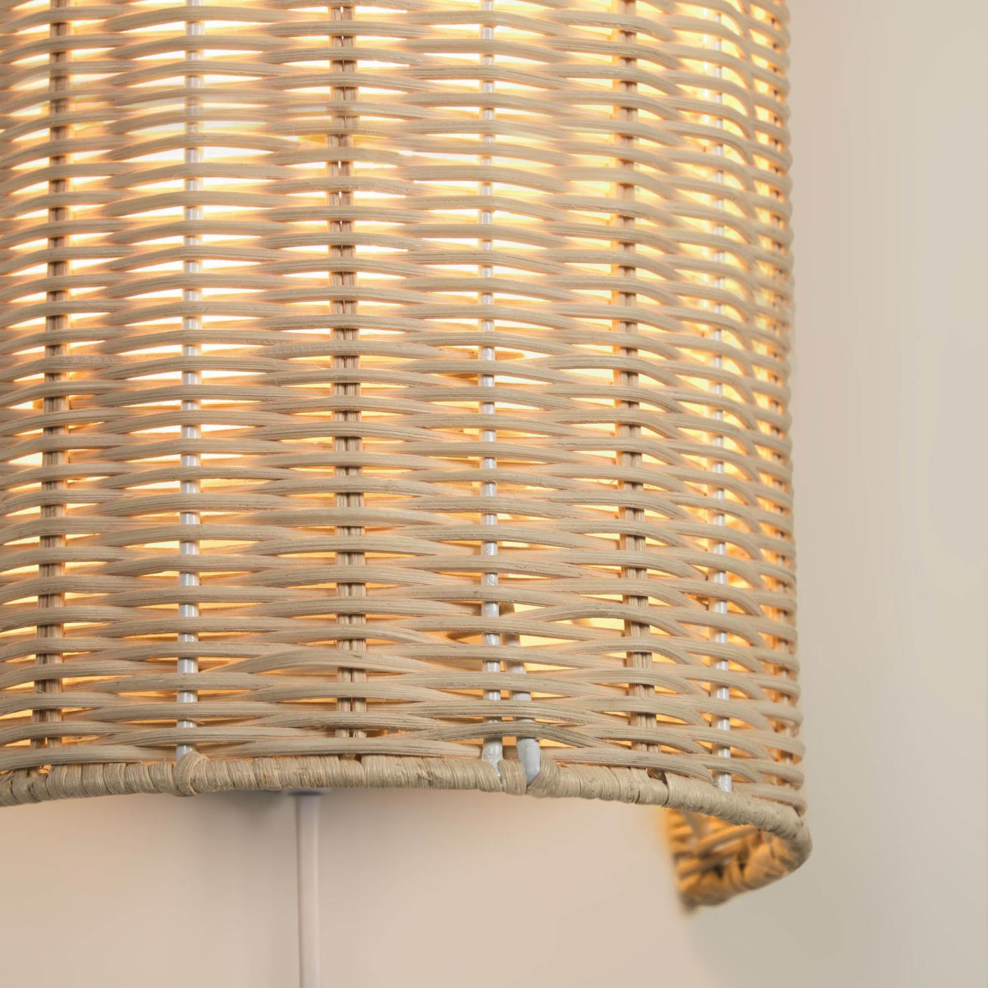 Lampa ścienna KIMJIT rattanowy La Forma Eye on Design