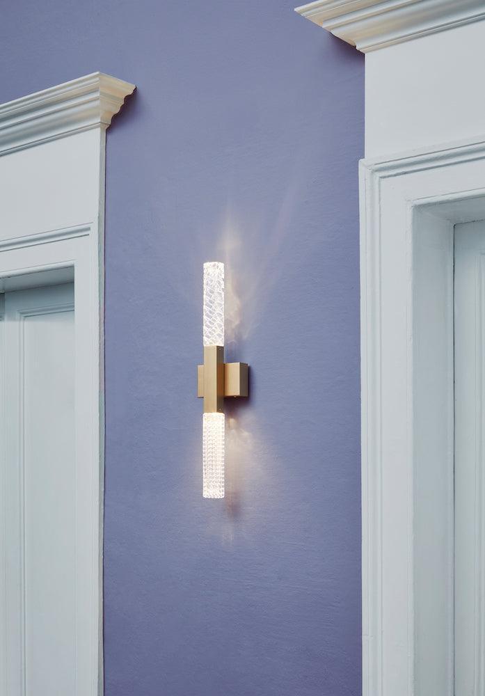 Lampa ścienna MIKADO SOLO satynowy mosiądz Contardi Eye on Design