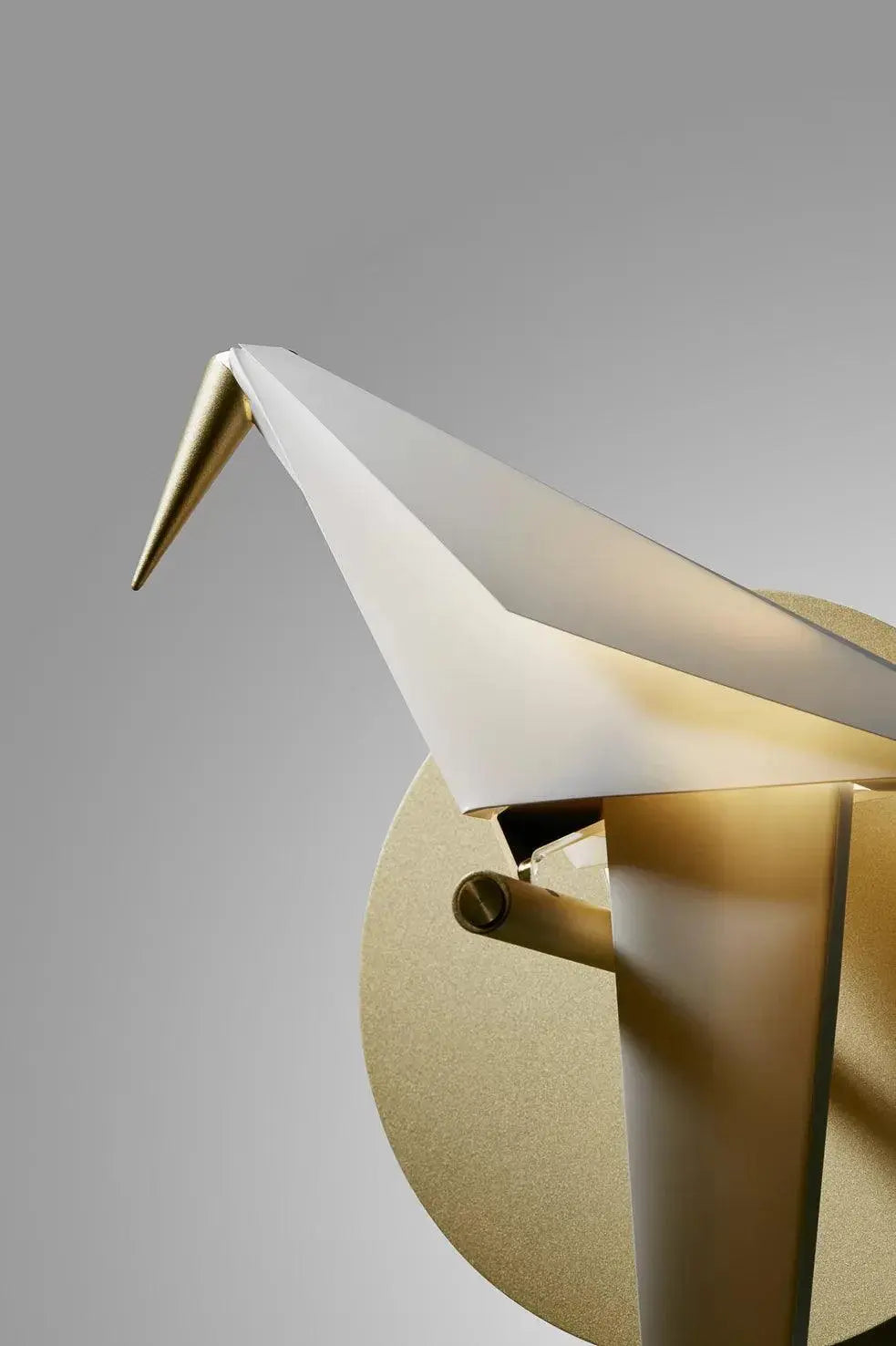Lampa ścienna PERCH biały ze złotym wykończeniem – Moooi