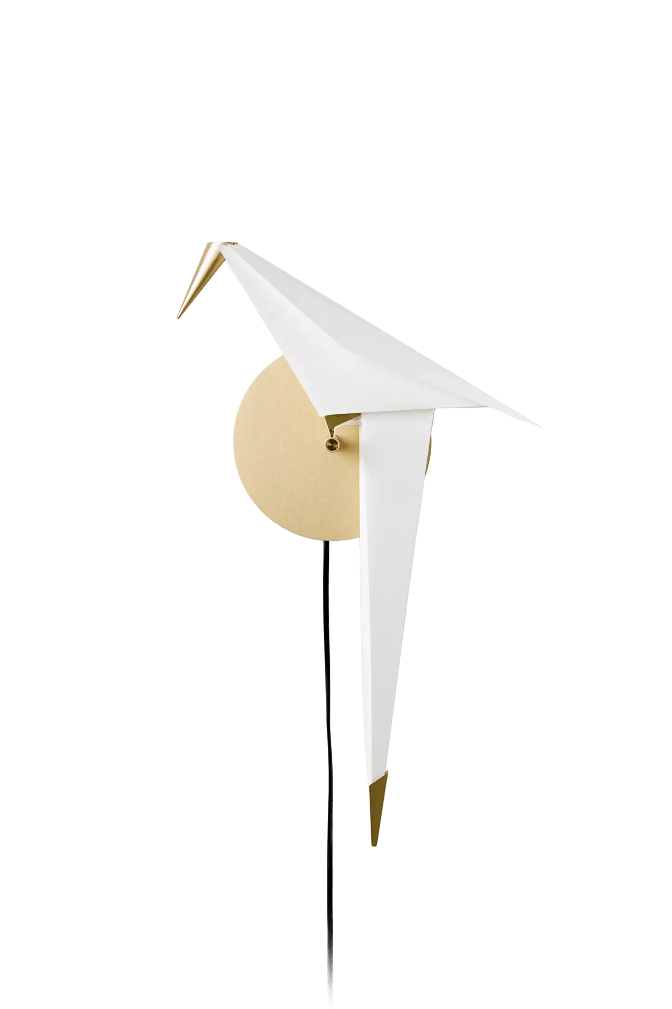 Lampa ścienna PERCH biały ze złotym wykończeniem – Moooi
