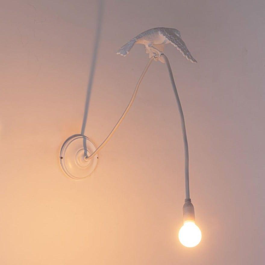 Lampa ścienna SPARROW TAKING OFF biały Seletti Eye on Design