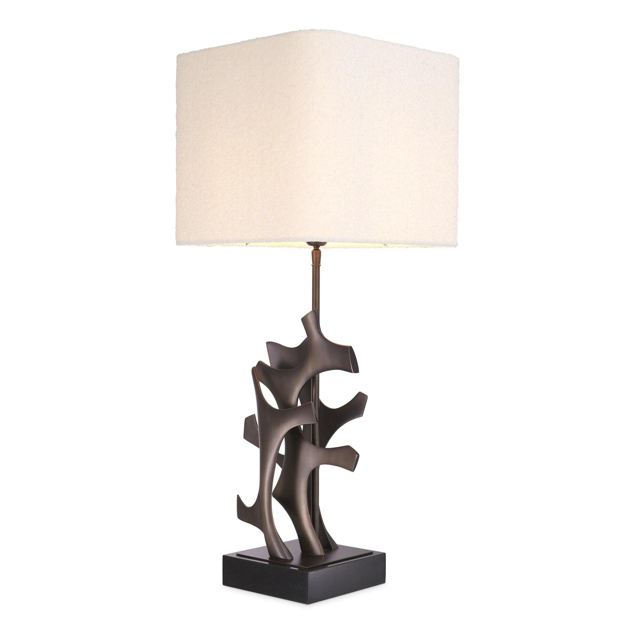 Lampa stołowa AGAPÉ brązowy Eichholtz Eye on Design