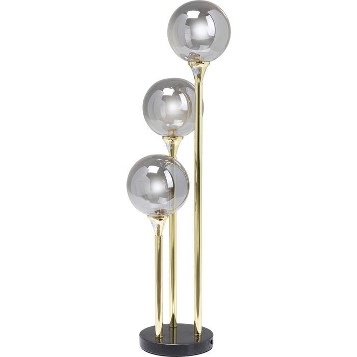 Lampa stołowa AL CAPONE złoty z przydymionym szkłem - Eye on Design