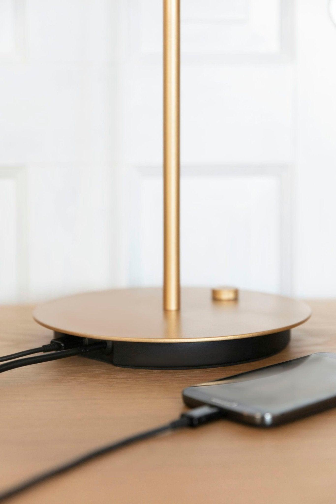 Lampa stołowa ASTERIA TABLE jasnoszary UMAGE Eye on Design