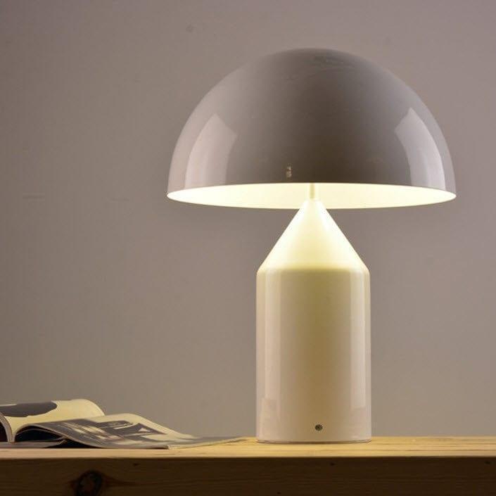 Lampa stołowa ATOLLO biały Oluce Eye on Design