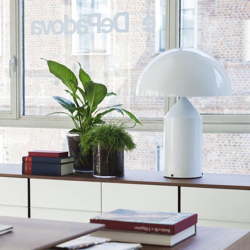 Lampa stołowa ATOLLO biały Oluce Eye on Design