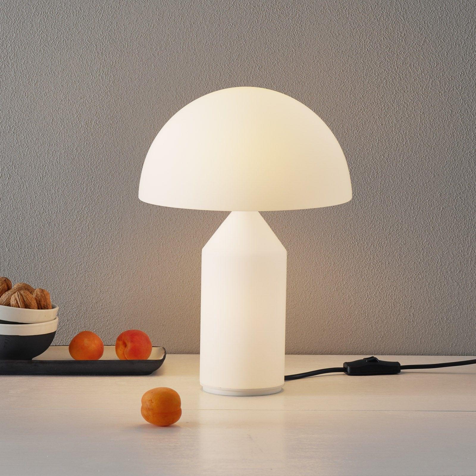 Lampa stołowa ATOLLO biały Oluce Eye on Design