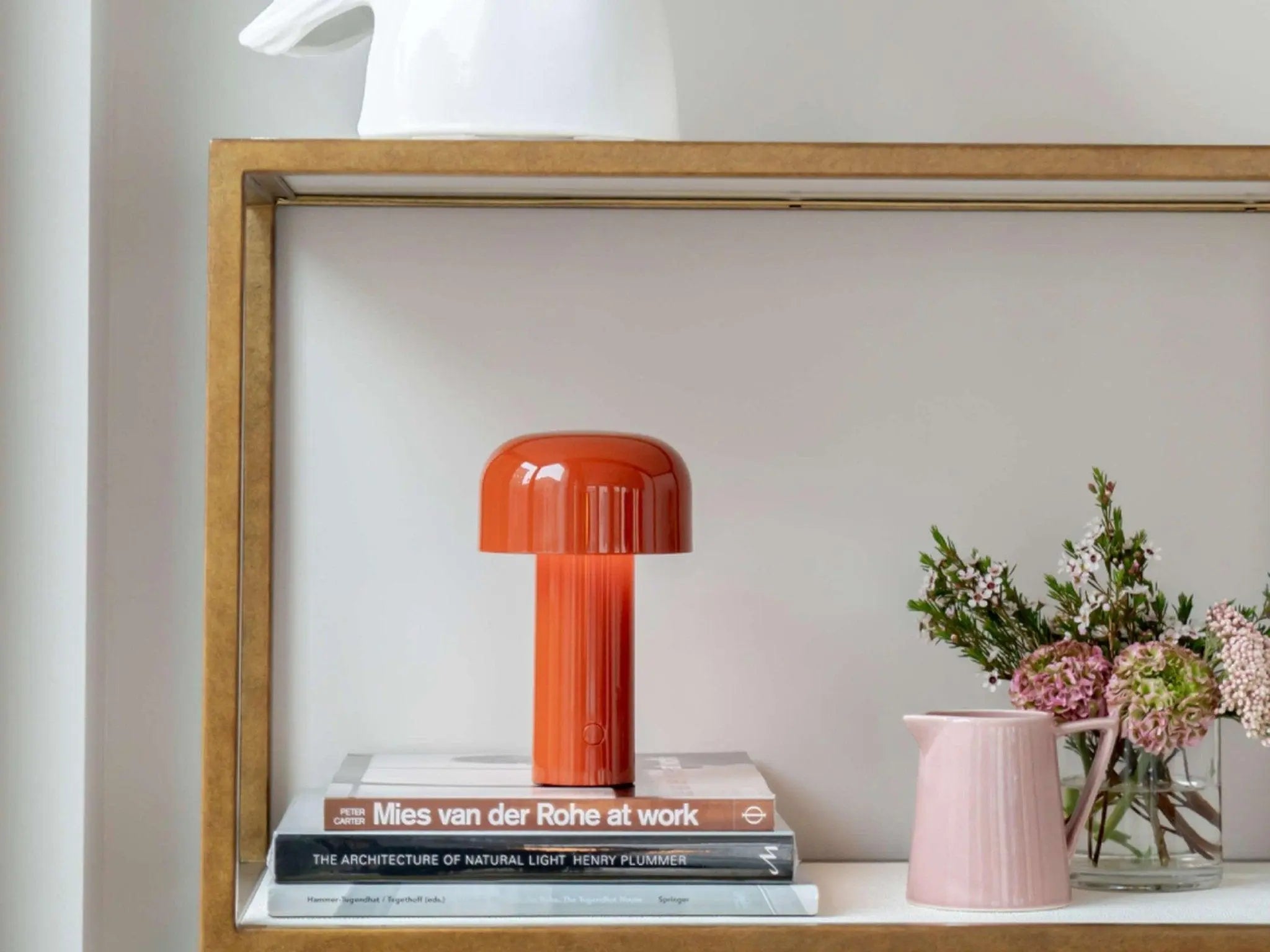 Lampa stołowa BELLHOP ceglasty – Flos