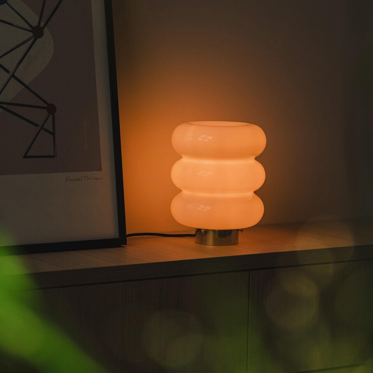 Lampa stołowa BIBE mosiężny Embassy Interiors Eye on Design