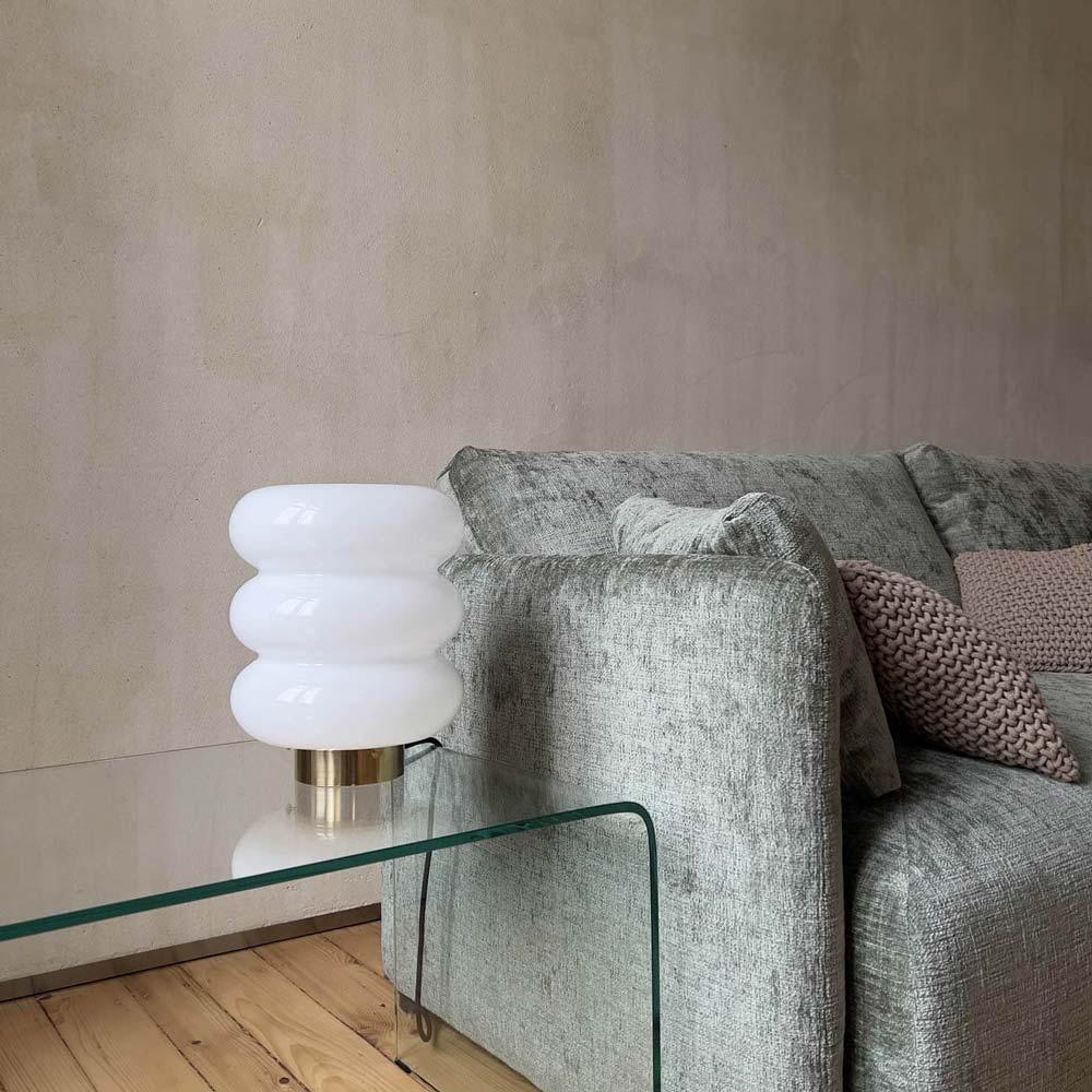 Lampa stołowa BIBE mosiężny Embassy Interiors Eye on Design