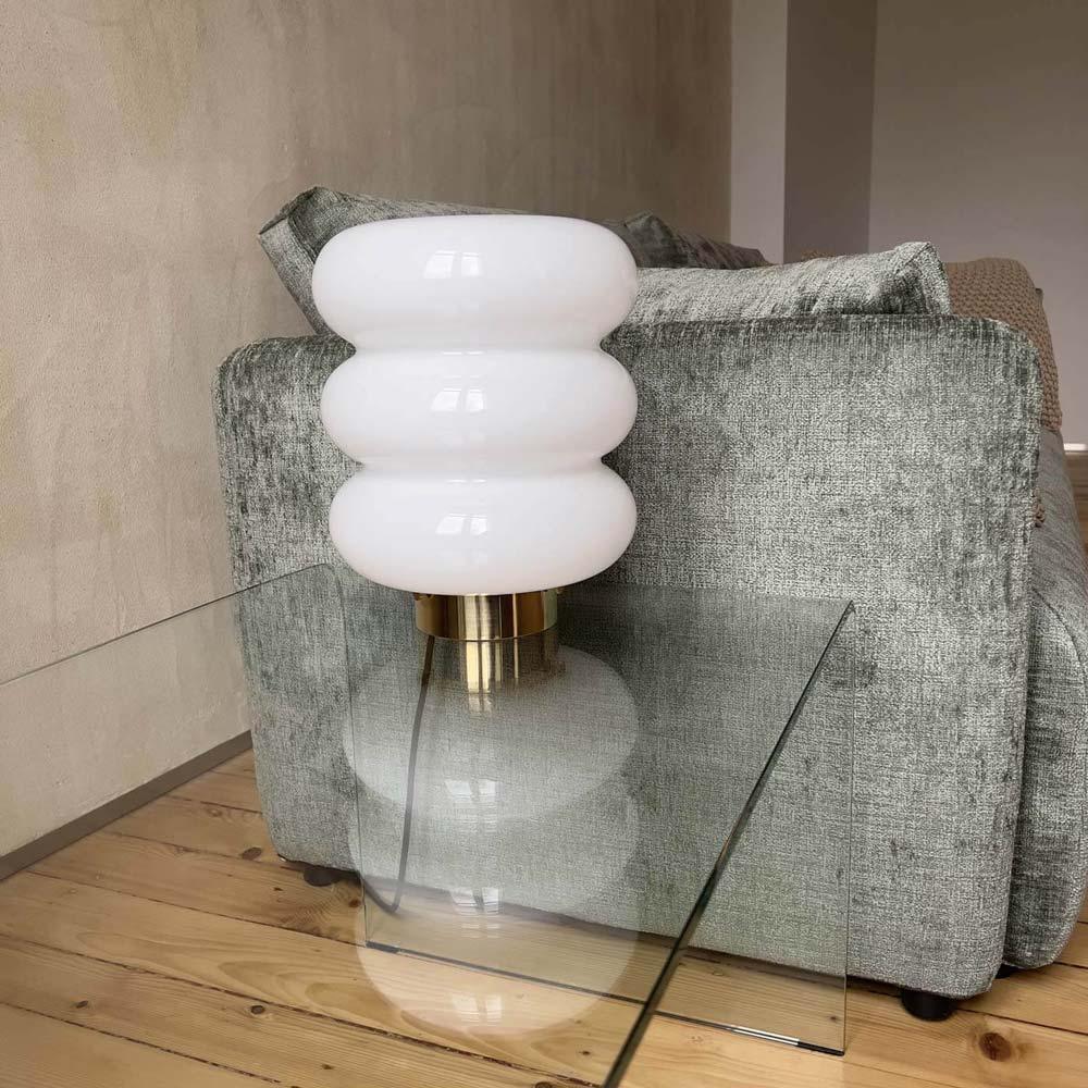 Lampa stołowa BIBE mosiężny Embassy Interiors Eye on Design