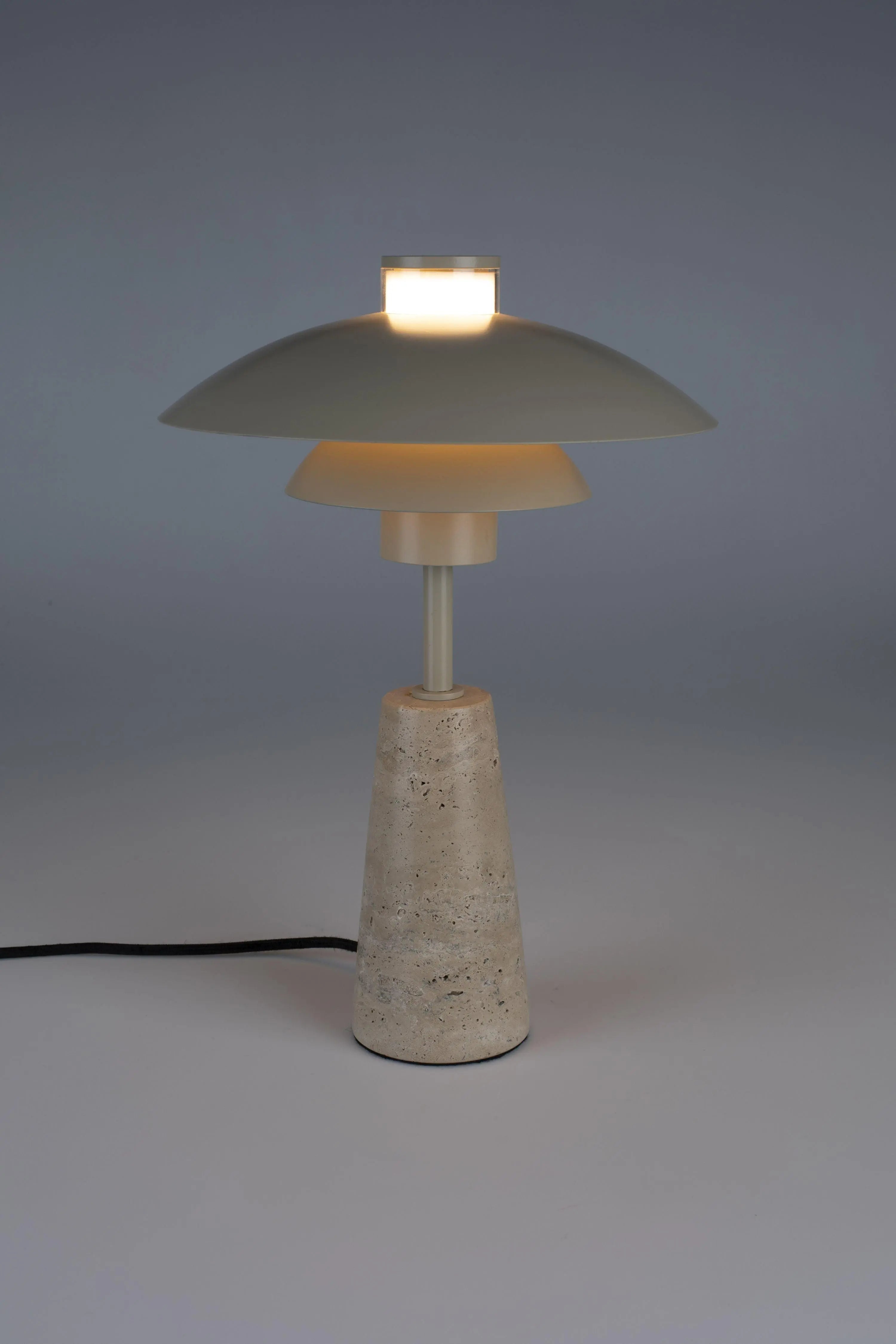 Lampa stołowa COLE beżowy trawertyn Zuiver Eye on Design
