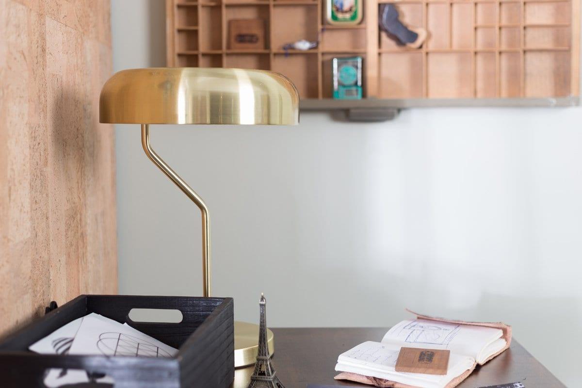 Lampa stołowa ECLIPSE złoty Dutchbone Eye on Design
