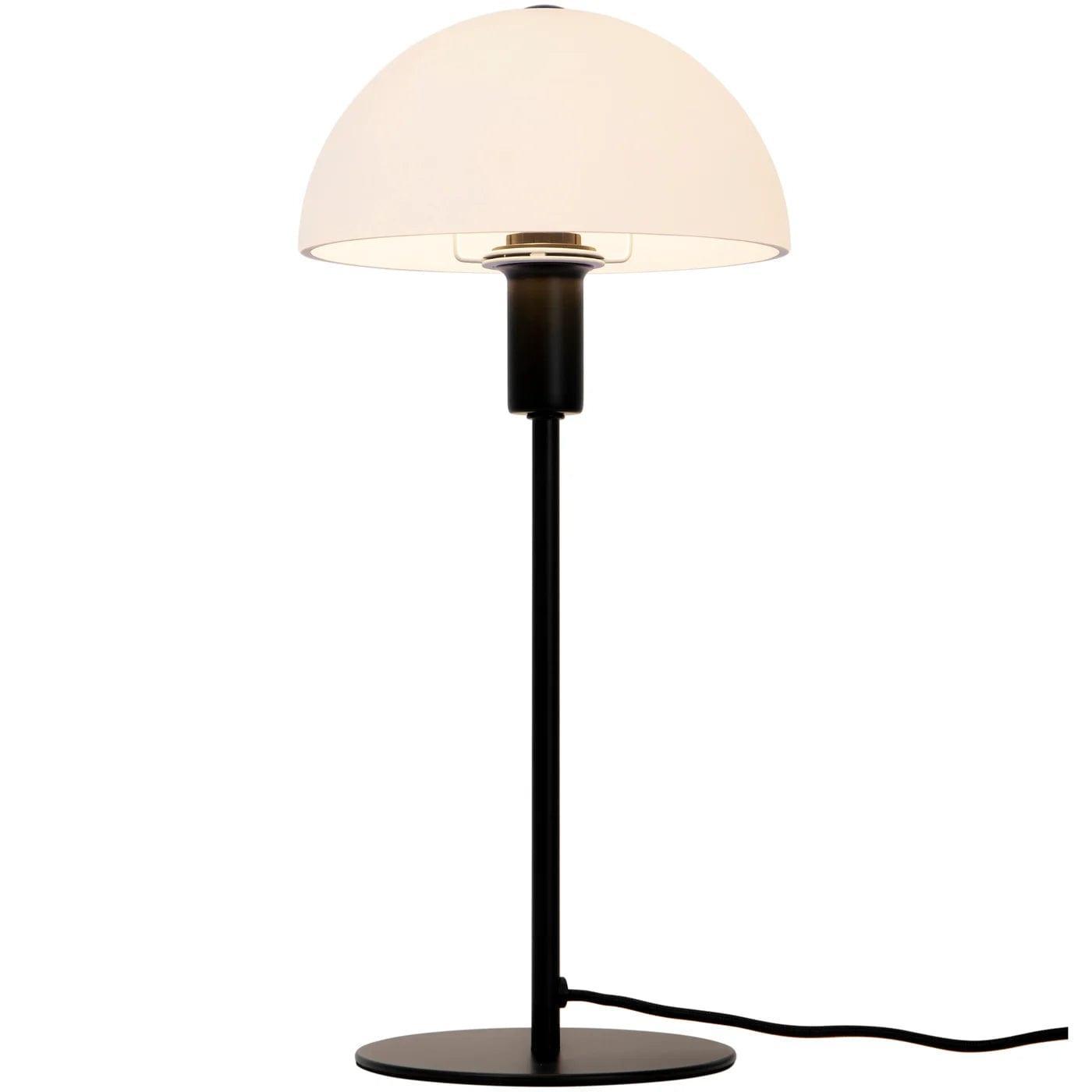 Lampa stołowa ELLEN czarny ze szklanym kloszem Nordlux Eye on Design