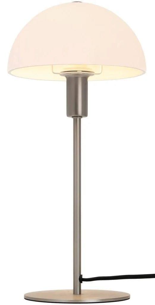 Lampa stołowa ELLEN srebrny ze szklanym kloszem Nordlux Eye on Design