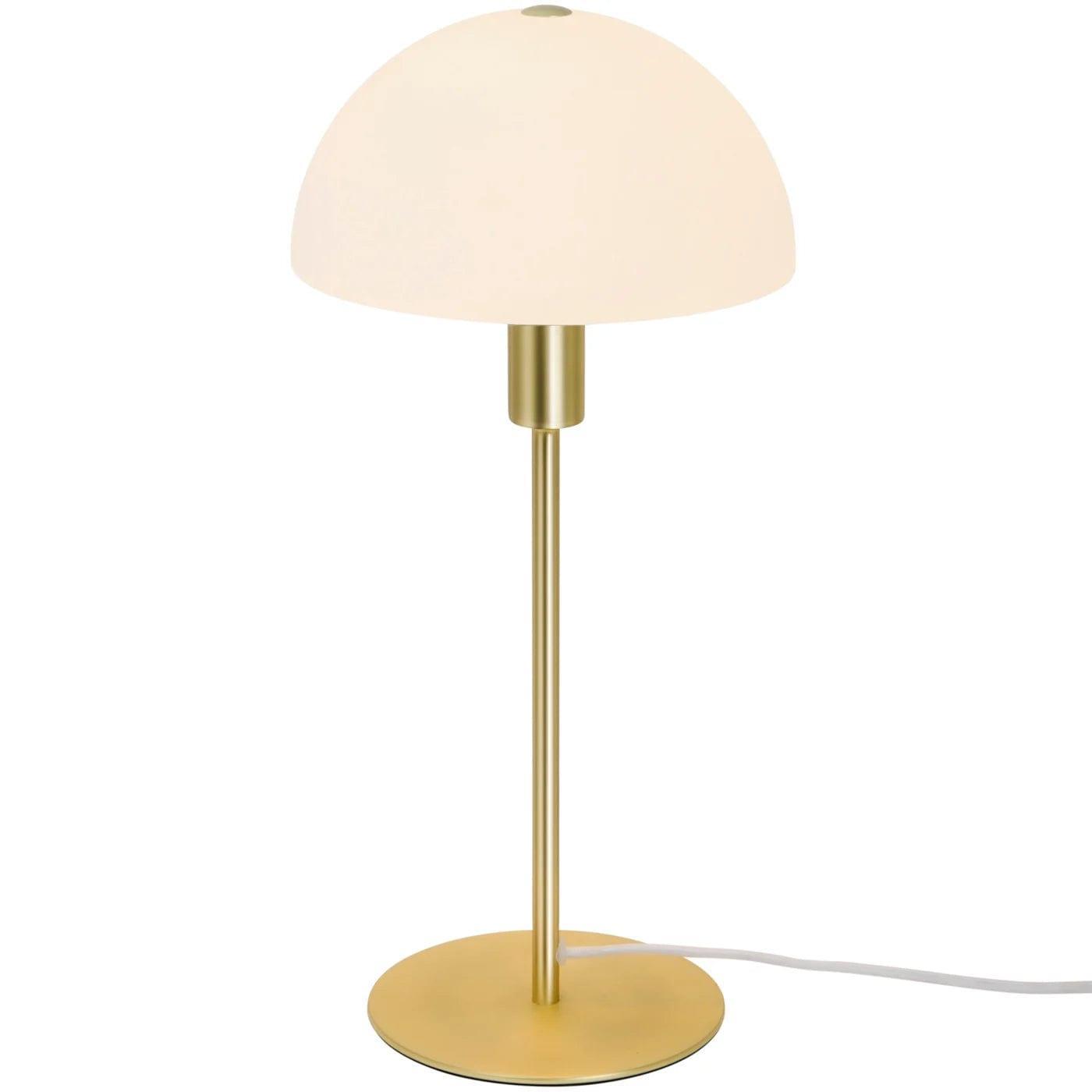Lampa stołowa ELLEN złoty ze szklanym kloszem Nordlux Eye on Design