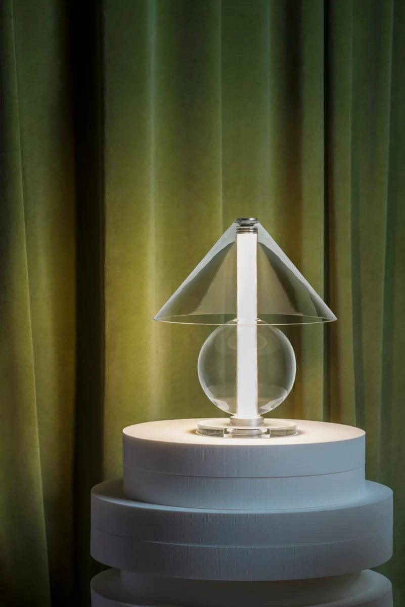 Lampa stołowa FRAGILE przezroczysty Marset Eye on Design