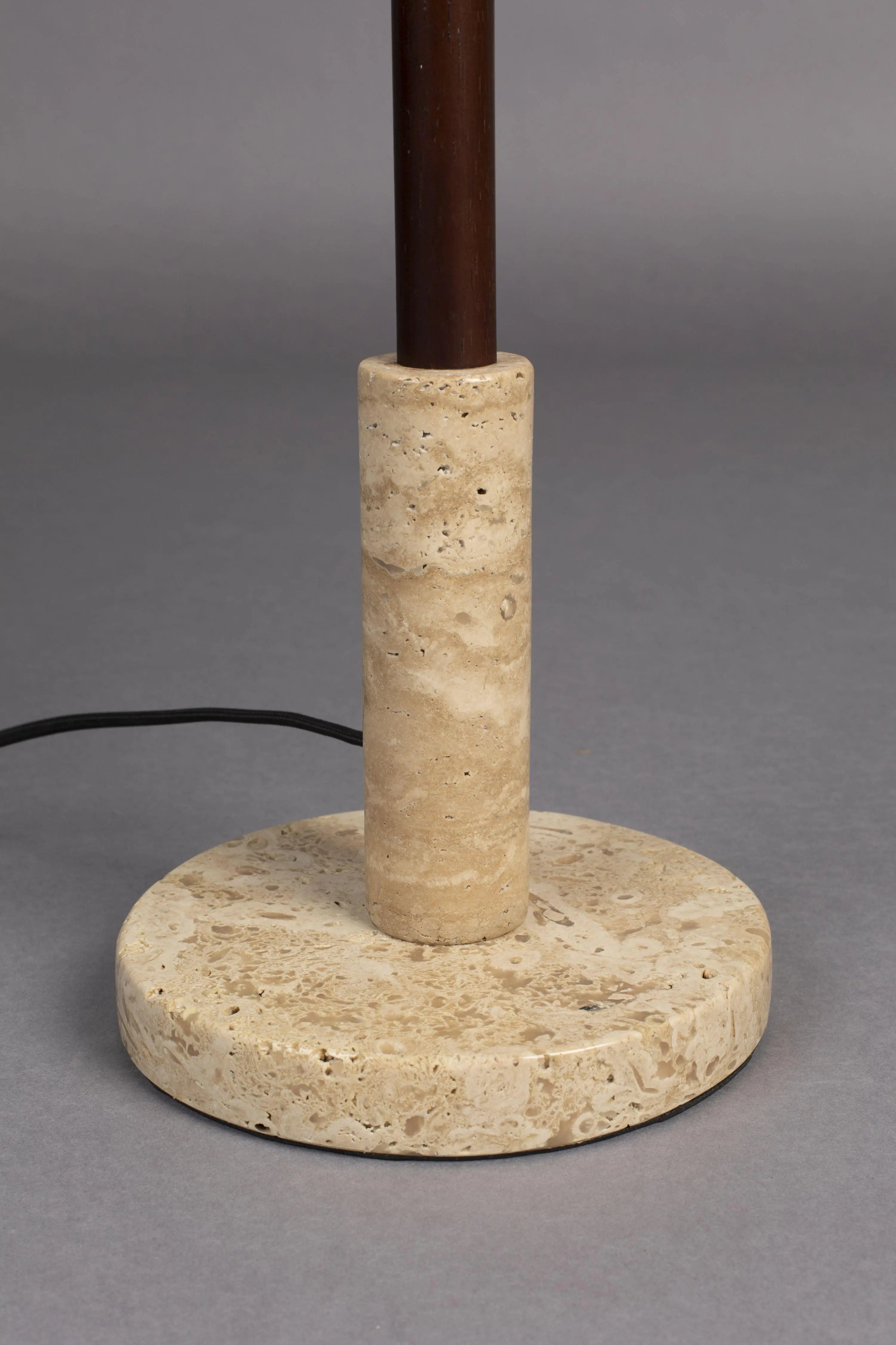 Lampa stołowa JACKON trawertyn – Dutchbone