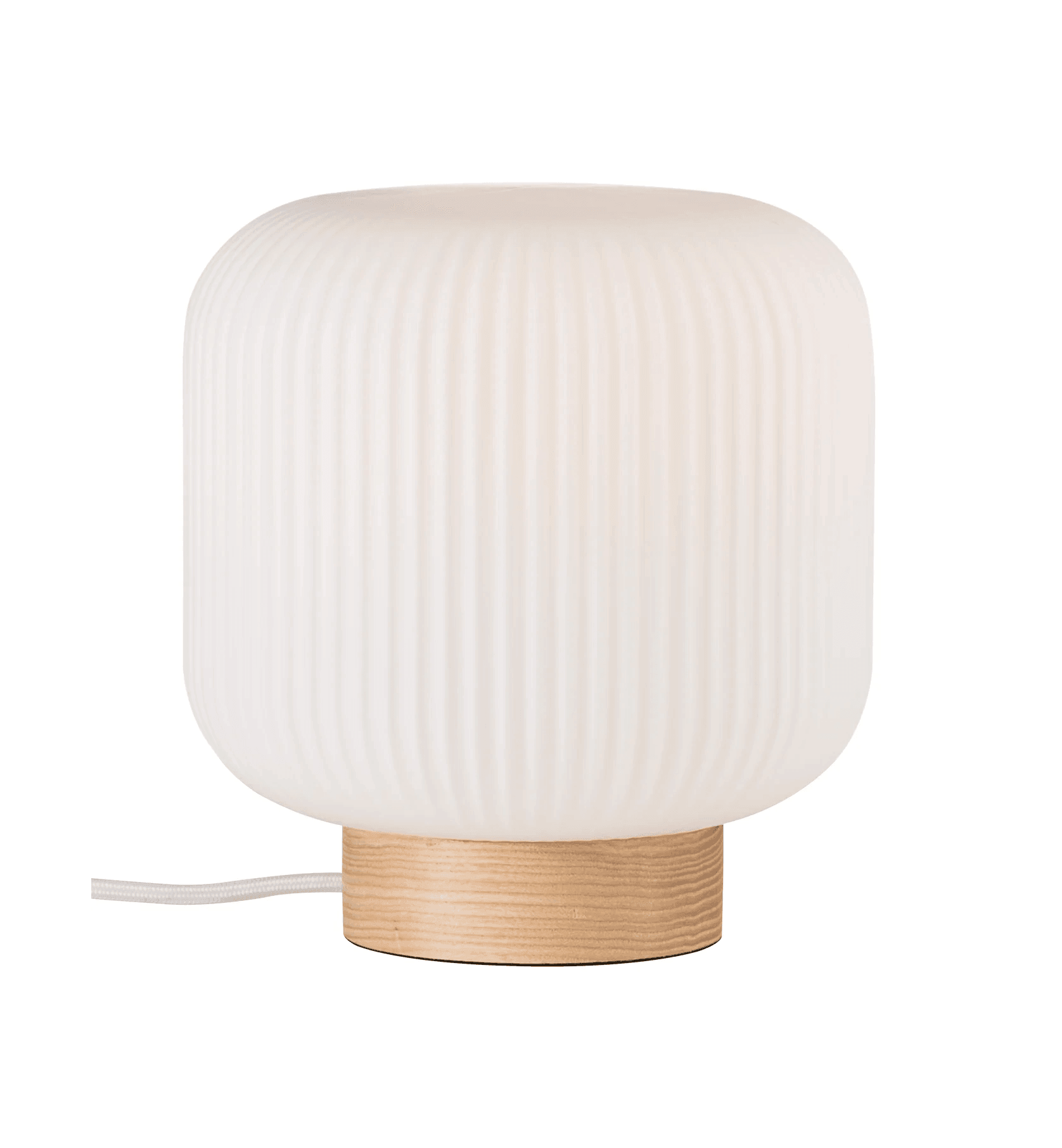 Lampa stołowa MILFORD drewniana podstawa Nordlux Eye on Design