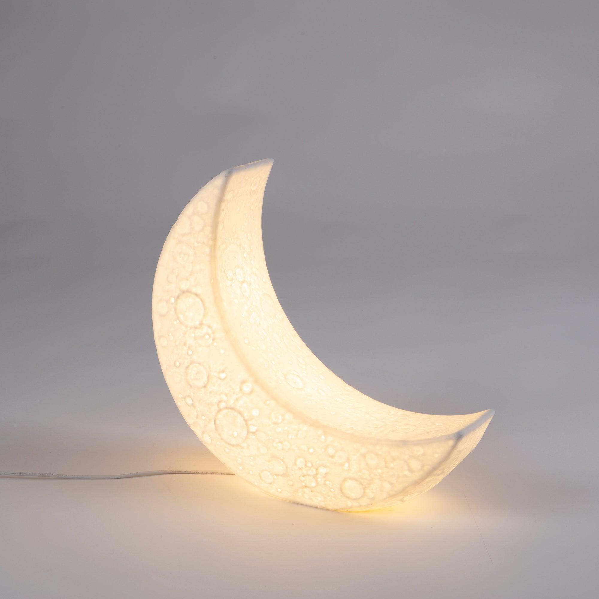 Lampa stołowa MY TINY LITTLE MOON biały Seletti Eye on Design