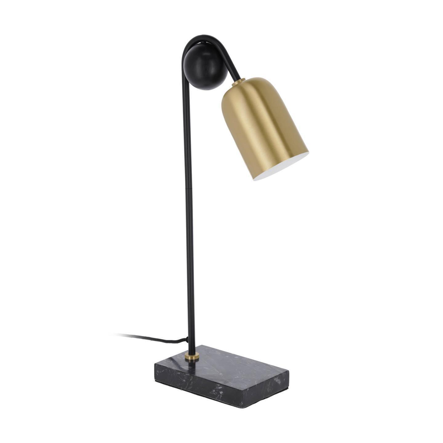 Lampa stołowa NATSUMI czarny z mosiężnym wykończeniem La Forma Eye on Design