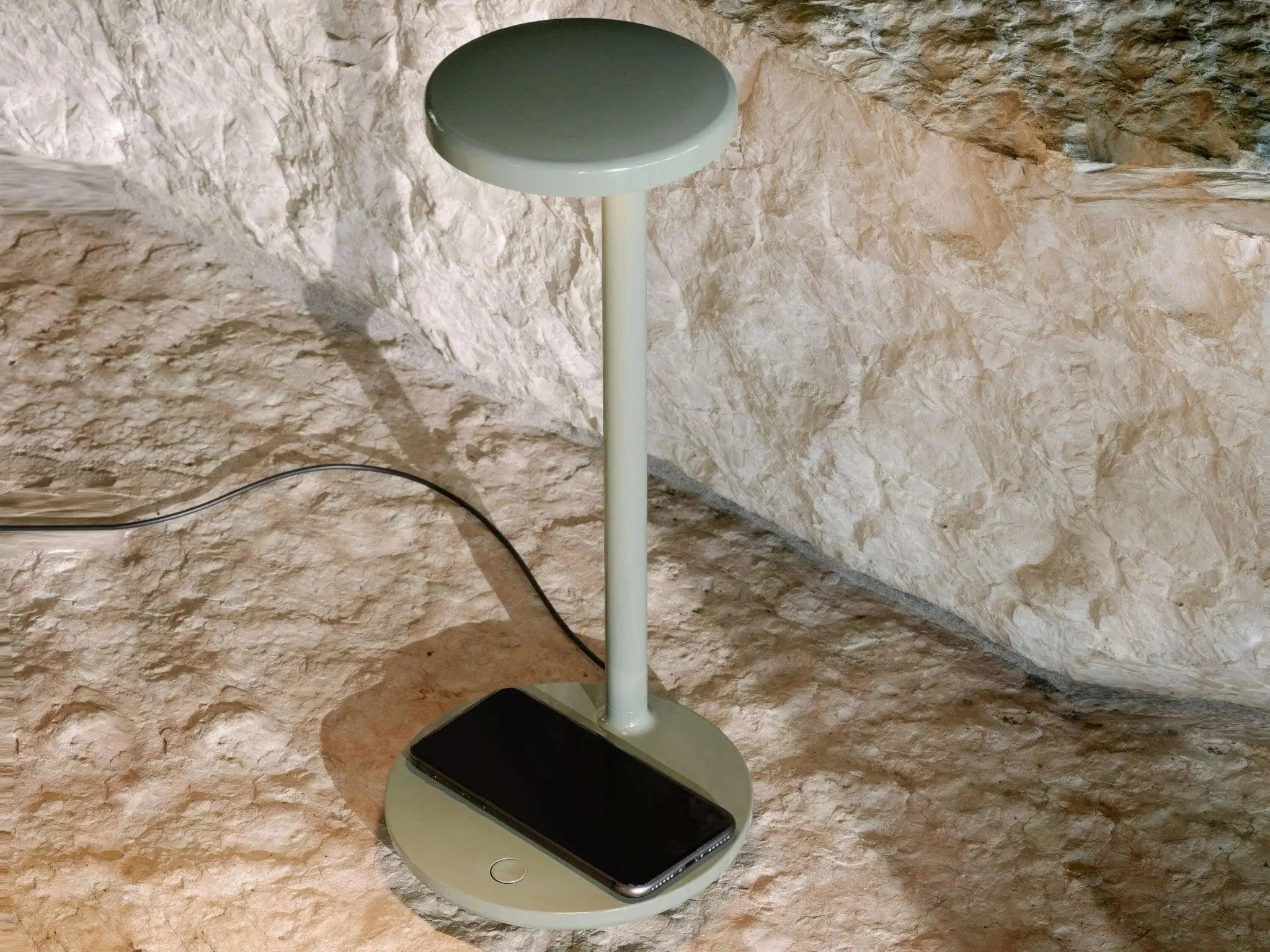 Lampa stołowa OBLIQUE antracyt matowy – Flos