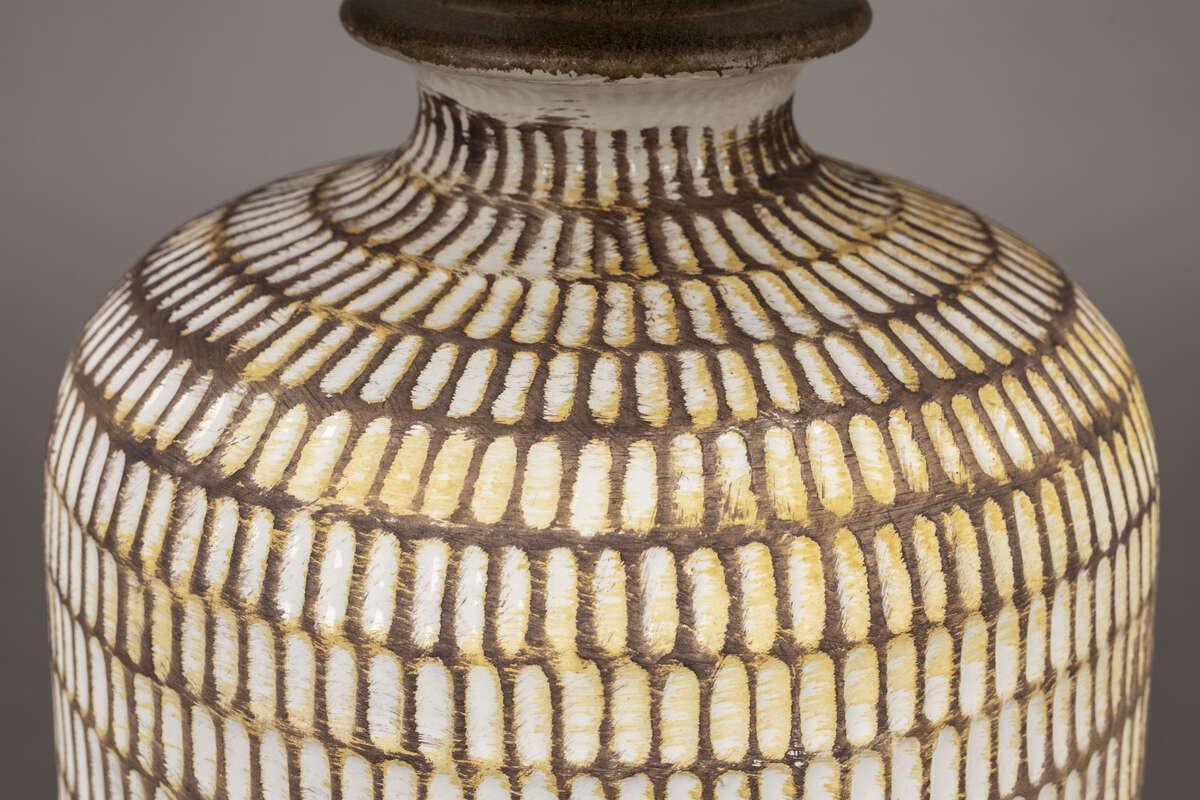 Lampa stołowa RUSSEL z kloszem lnianym Dutchbone Eye on Design