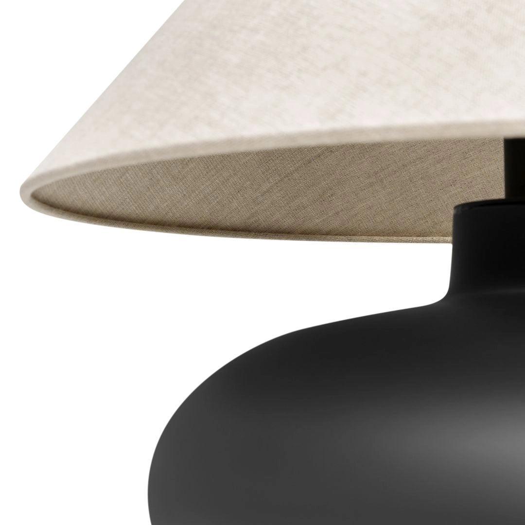 Lampa stołowa SAWA NATUR lniany Kaspa Eye on Design