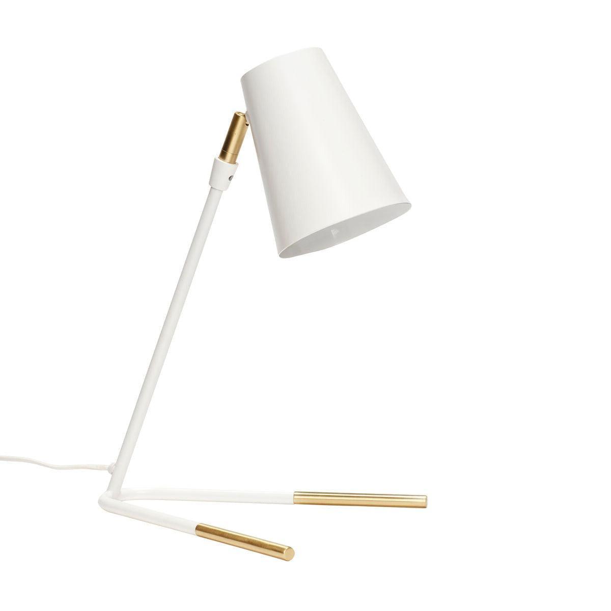 Lampa stołowa SLANT biały Hübsch Eye on Design