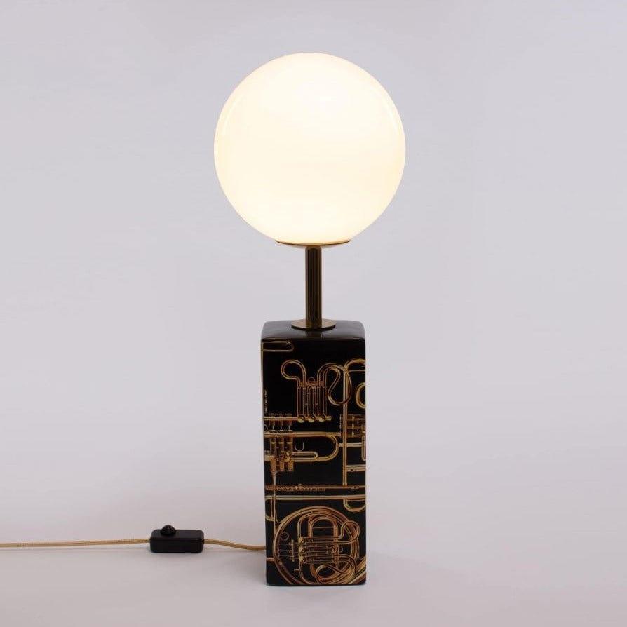Lampa stołowa TRUMPETS czarny Seletti Eye on Design