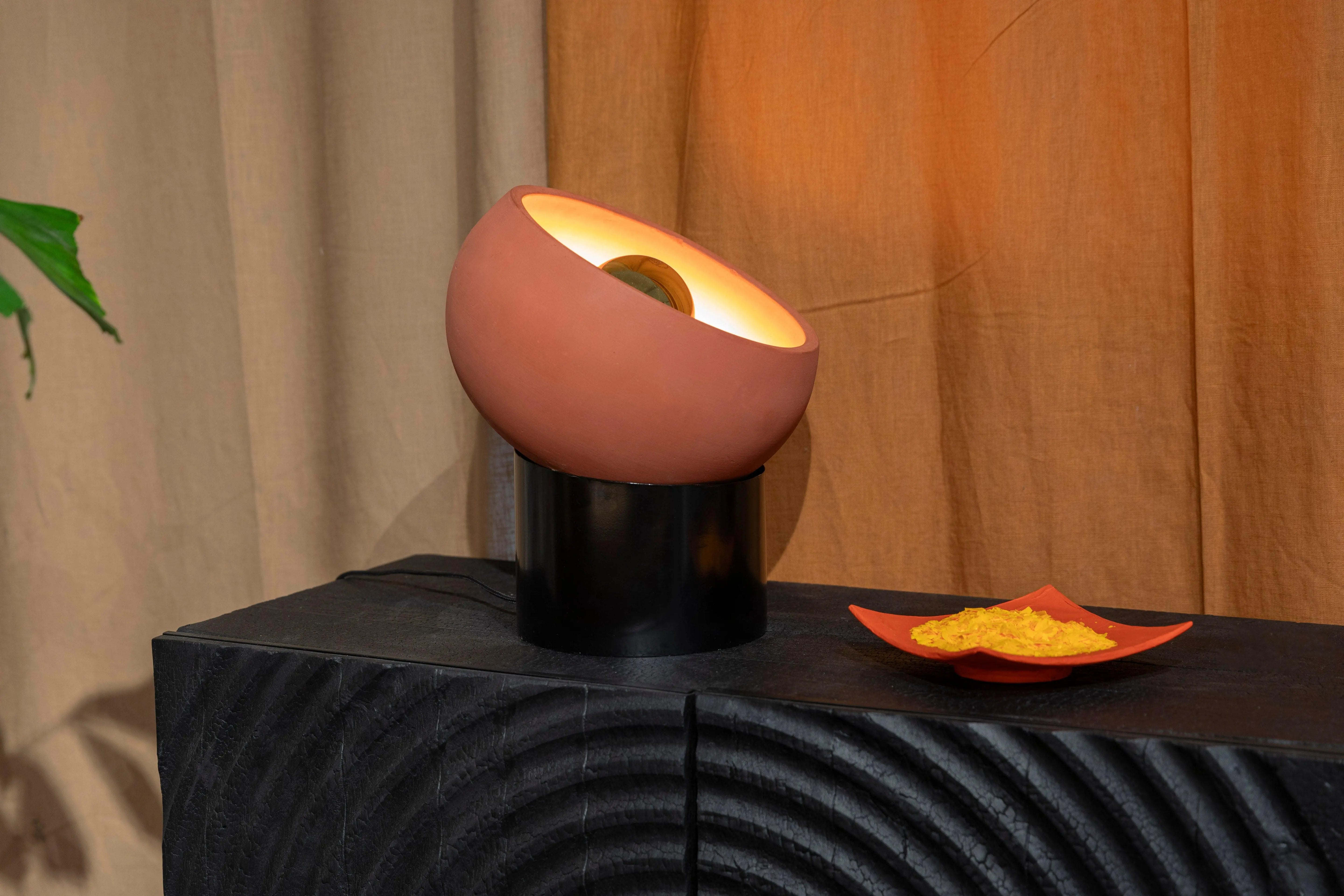 Lampa stołowa ZAHRA terakota – Dutchbone