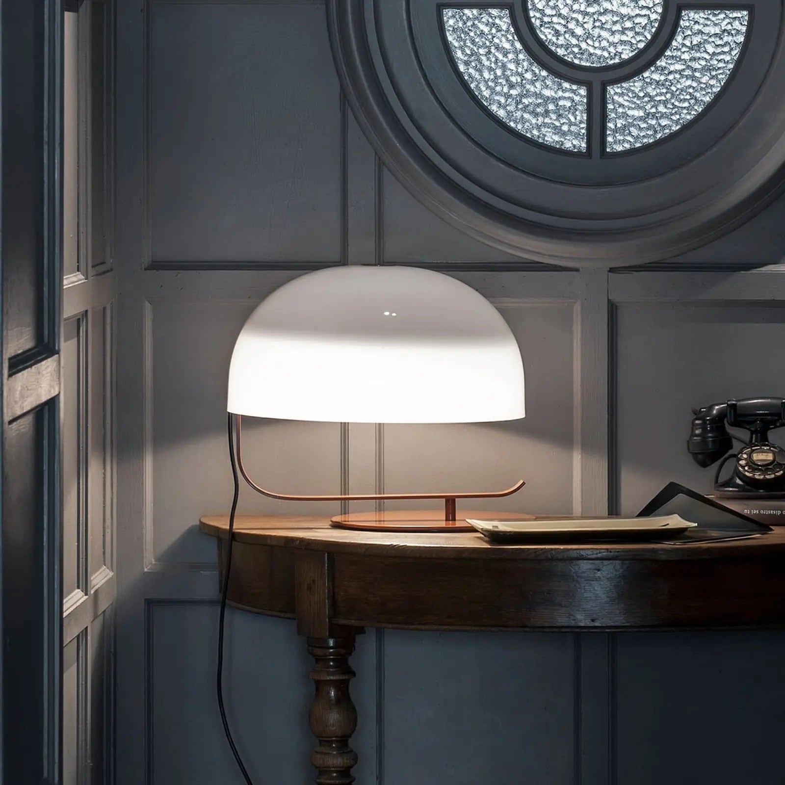 Lampa stołowa ZANUSO biały Oluce Eye on Design