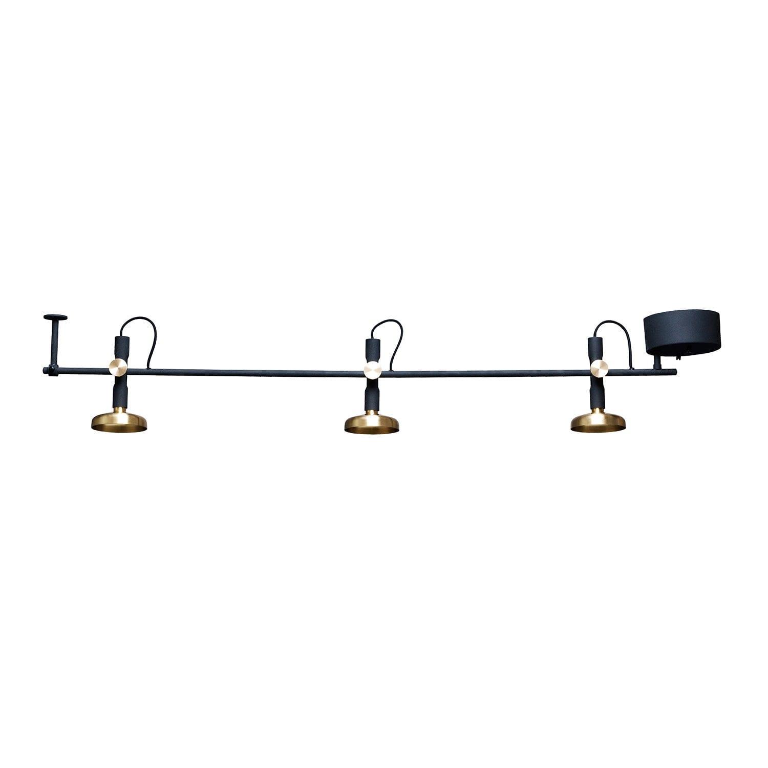 Lampa sufitowa BLEND czarny z mosiężnym wykończeniem Pholc Eye on Design