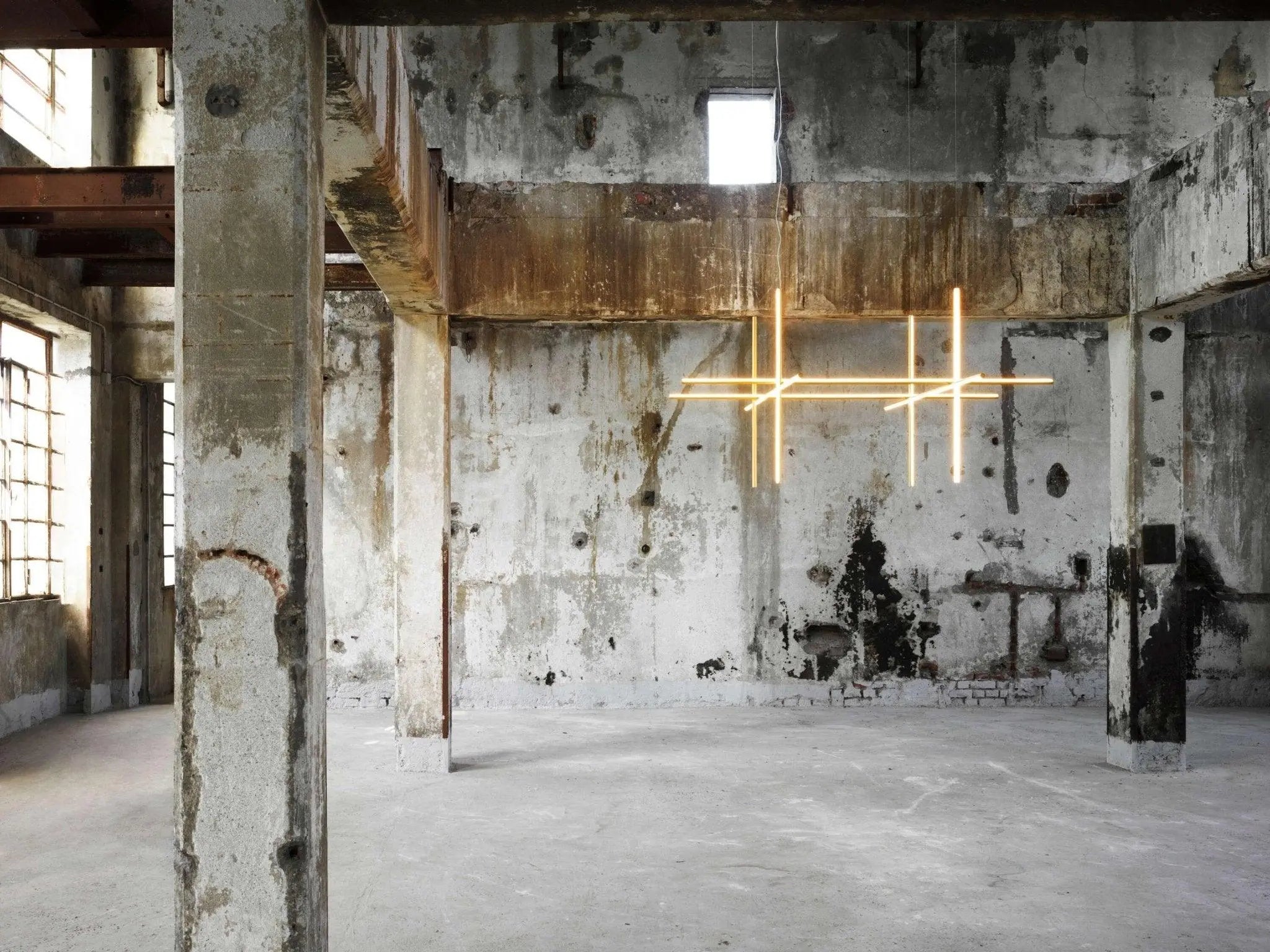 Lampa sufitowa COORDINATES 4 srebrny – Flos
