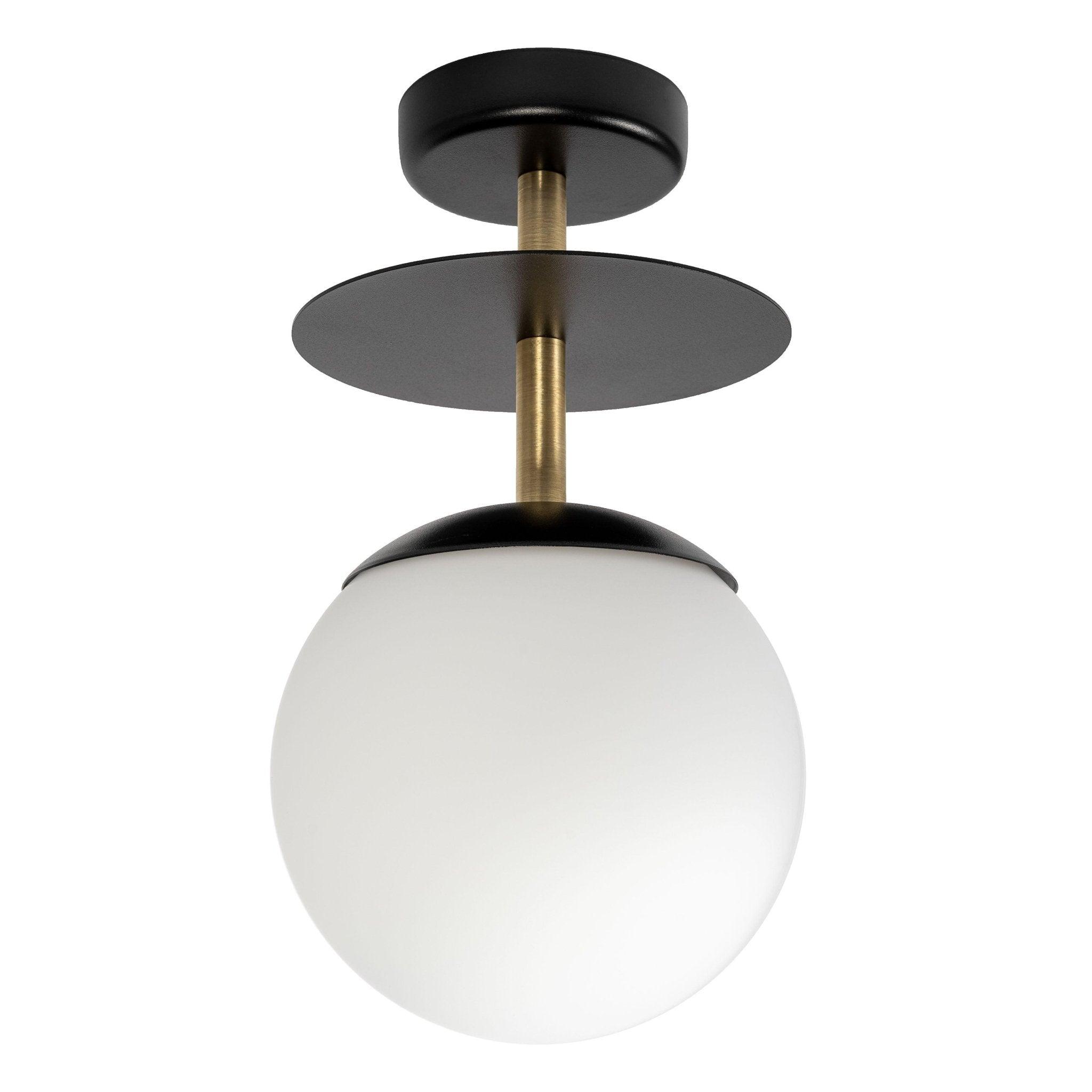 Lampa sufitowa PLAAT czarno-złoty Ummo Eye on Design