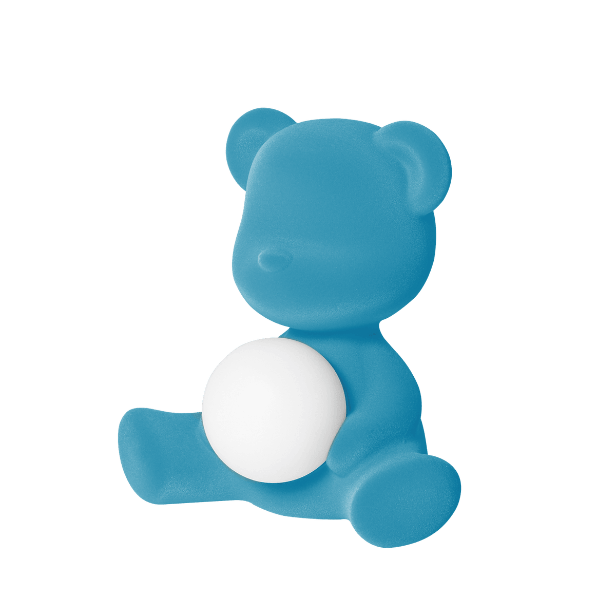 Lampa TEDDY GIRL VELVET błękitna Qeeboo Eye on Design